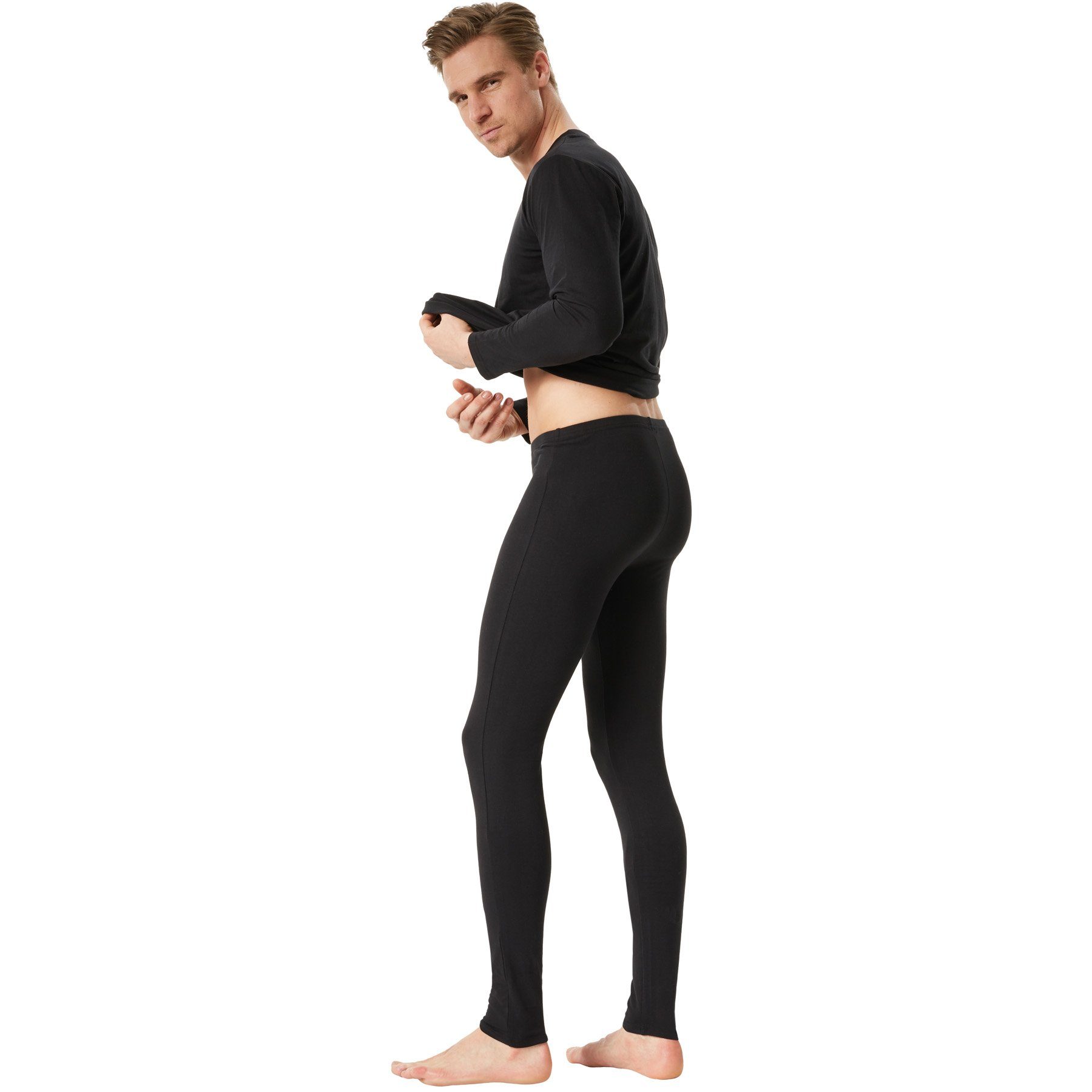 dressforfun Leggings Enghose, Für viele Outfits & Auftritte, Einfarbige Leggings für (Stretchhose, Konfektionsgröße XXL in schwarz) Dehnbares und strapazierfähi – Bild 3 von 5