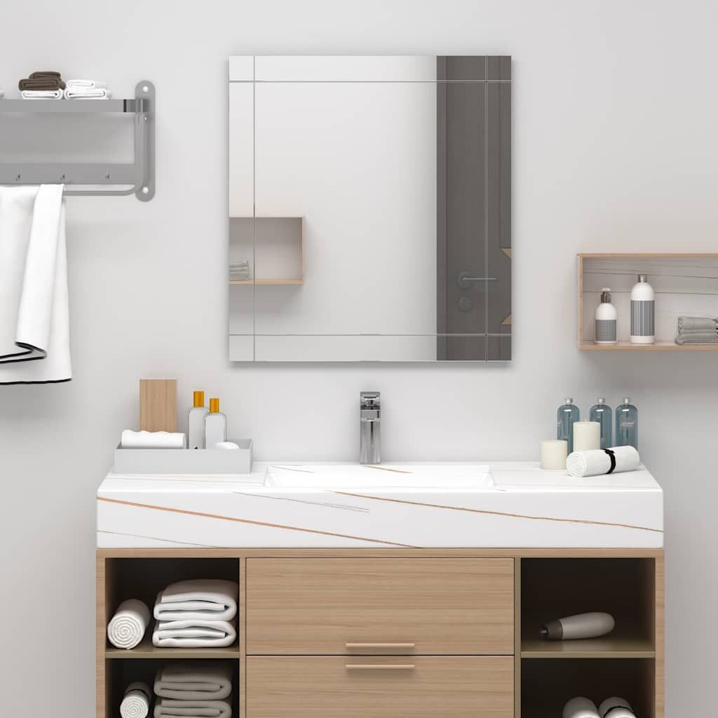 vidaXL Spiegel Wandspiegel 100x60 cm Glas (1-St)