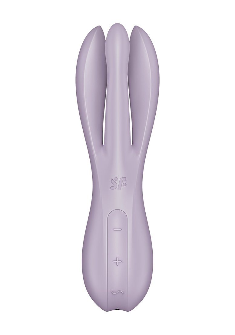 wasserdicht 2 Threesome Satisfyer Auflege-Vibrator Violet, Satisfyer