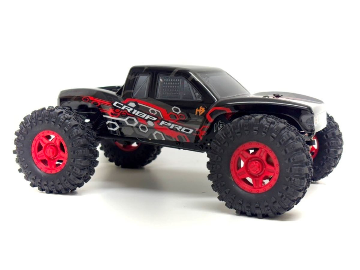 Absima RC-Truck Hobby Plus 1:18 BL Crawler "CR18P Pro Juice Up" RTR (Set, inkl. 2.4GHz Fernsteuerung, 3S LiPo battery 360mAh, 3S LiPo Ladegerät)