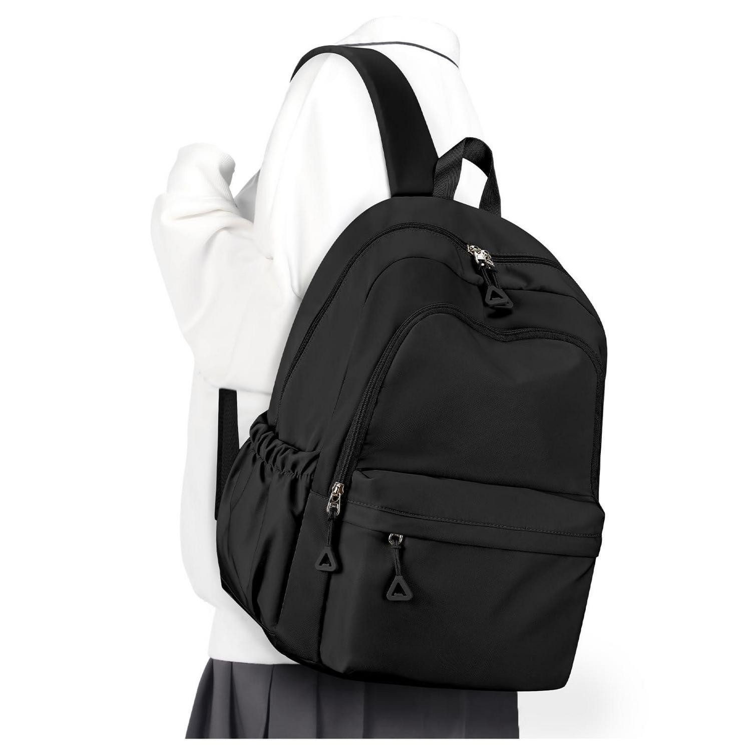 LuxusKollektion Laptoprucksack Rucksack Kinder Mädchen Jungen Laptop 14 Zoll wasserdicht schwarz