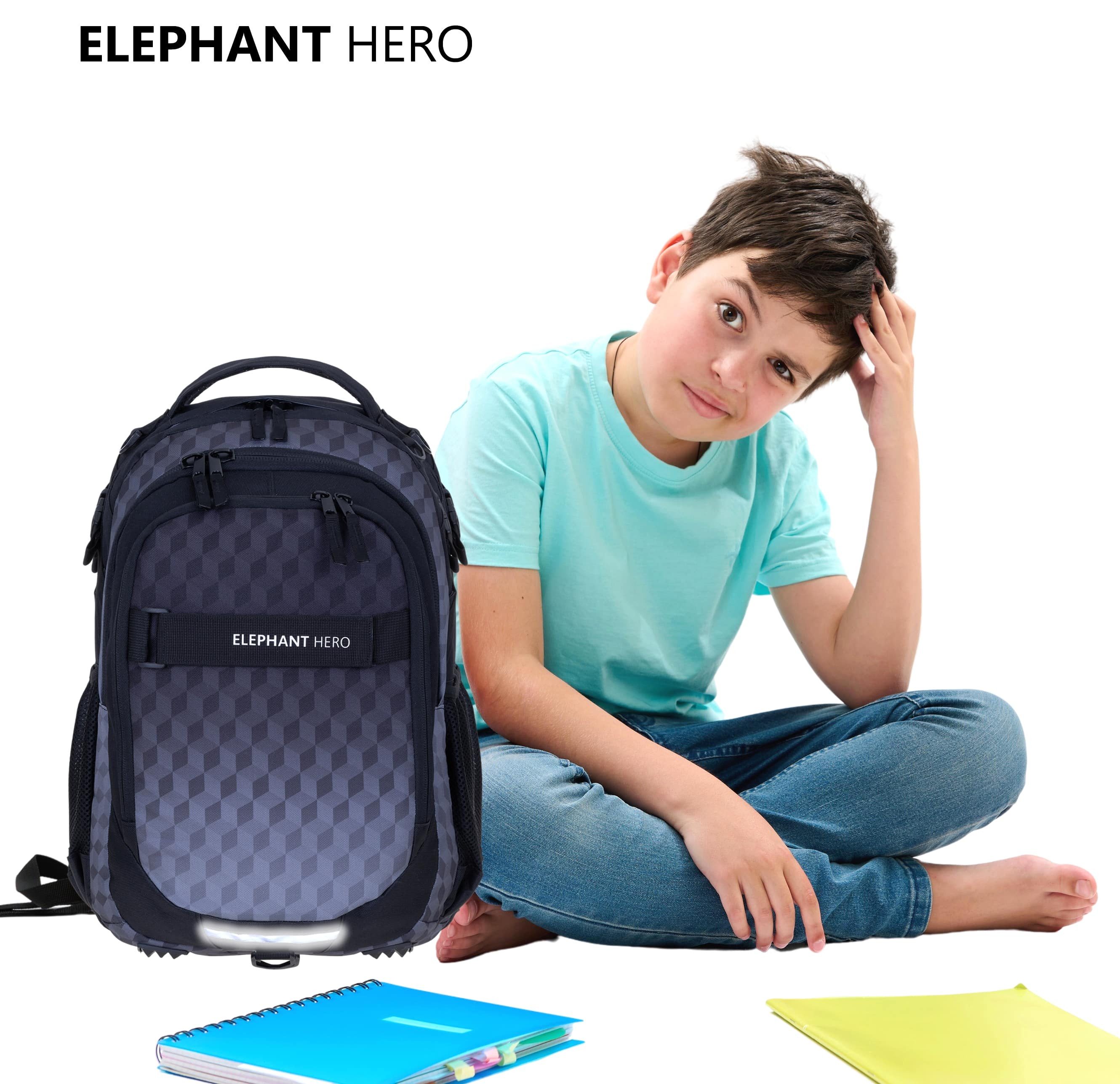 ELEPHANT Schulrucksack Hero Signature Schultasche, Rucksack, Schulmappe