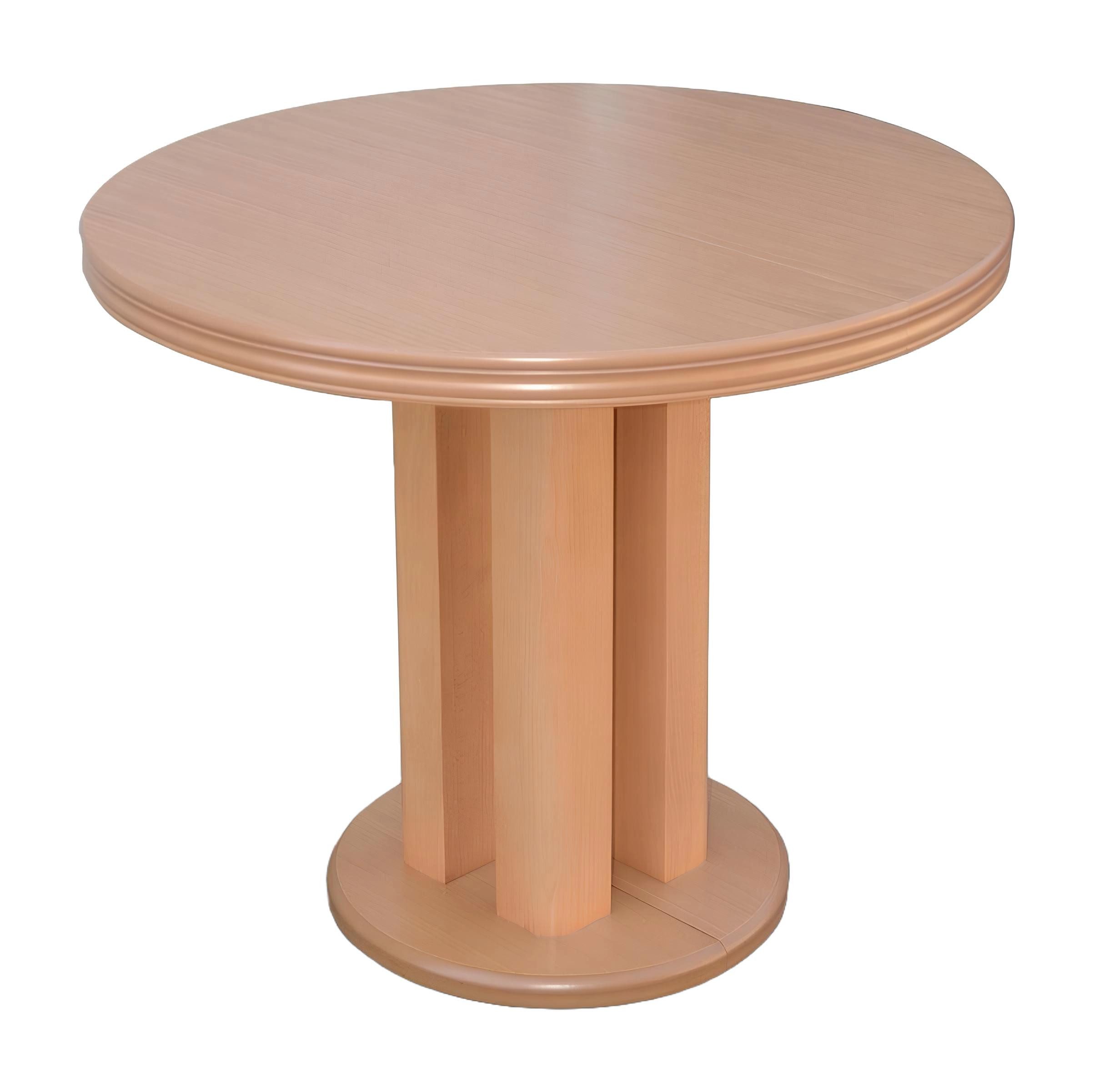 JVmoebel Esstisch Ausziehbarer Holztisch aus Massivholz mit Naturfurnier, Made in Europa