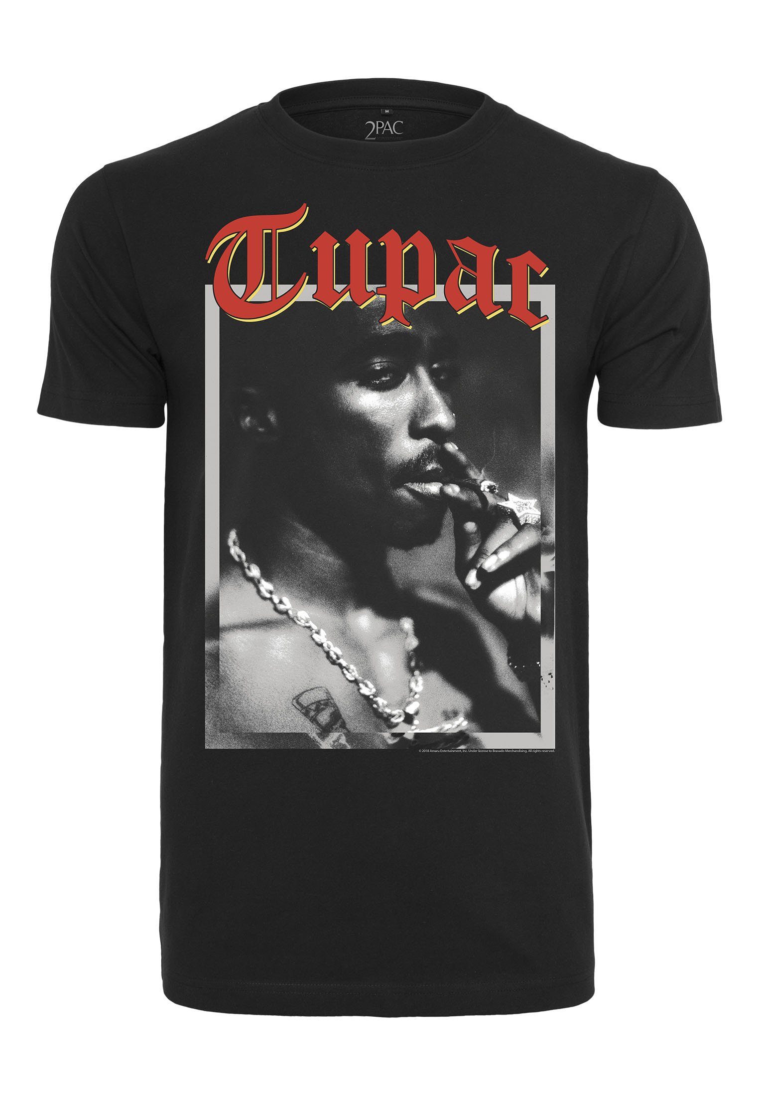 California (1-tlg) Tupac T-Shirt black Herren Love Tee MisterTee