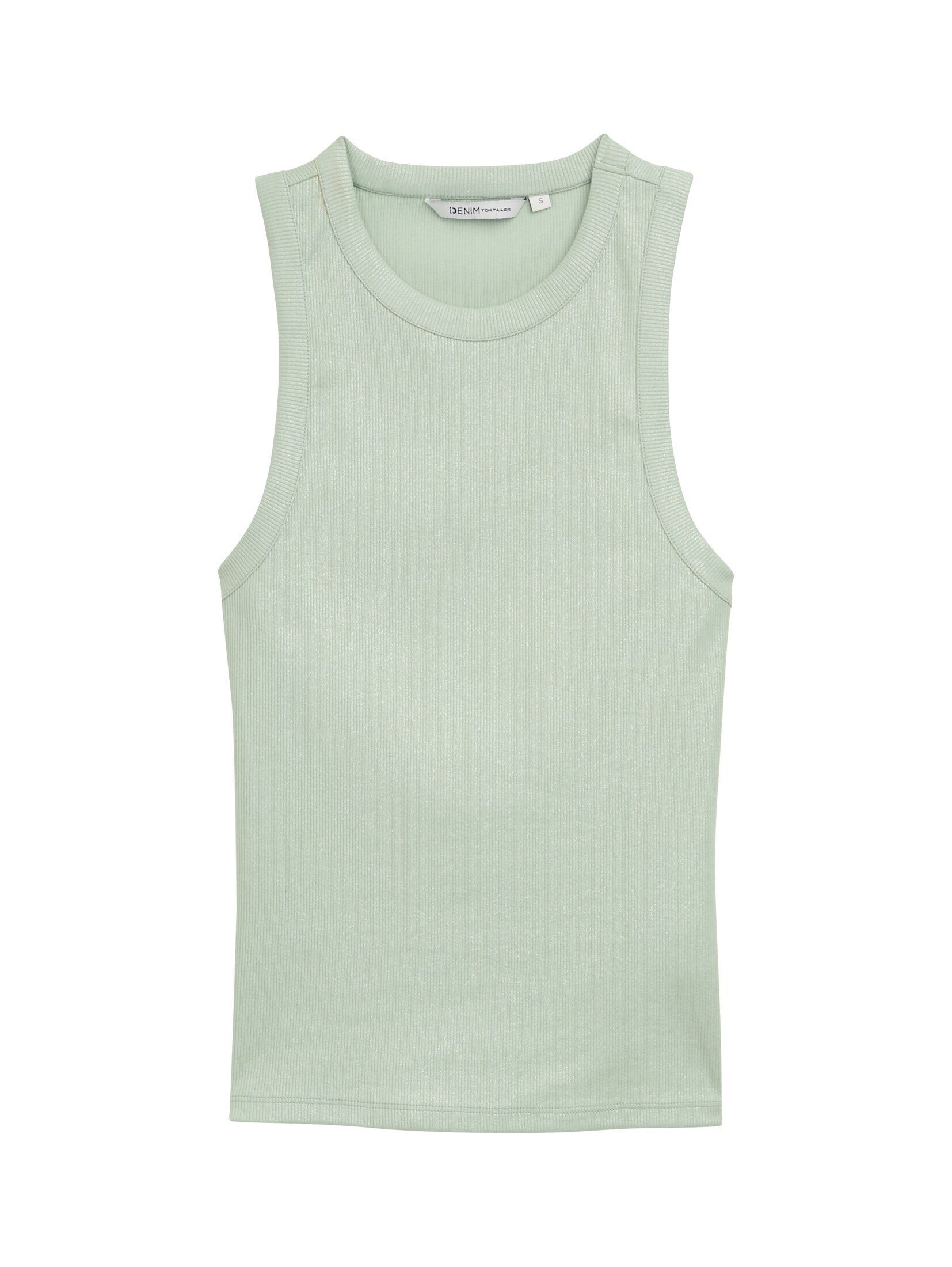 TOM TAILOR Denim Trägertop T-Shirt Coated günstig online kaufen