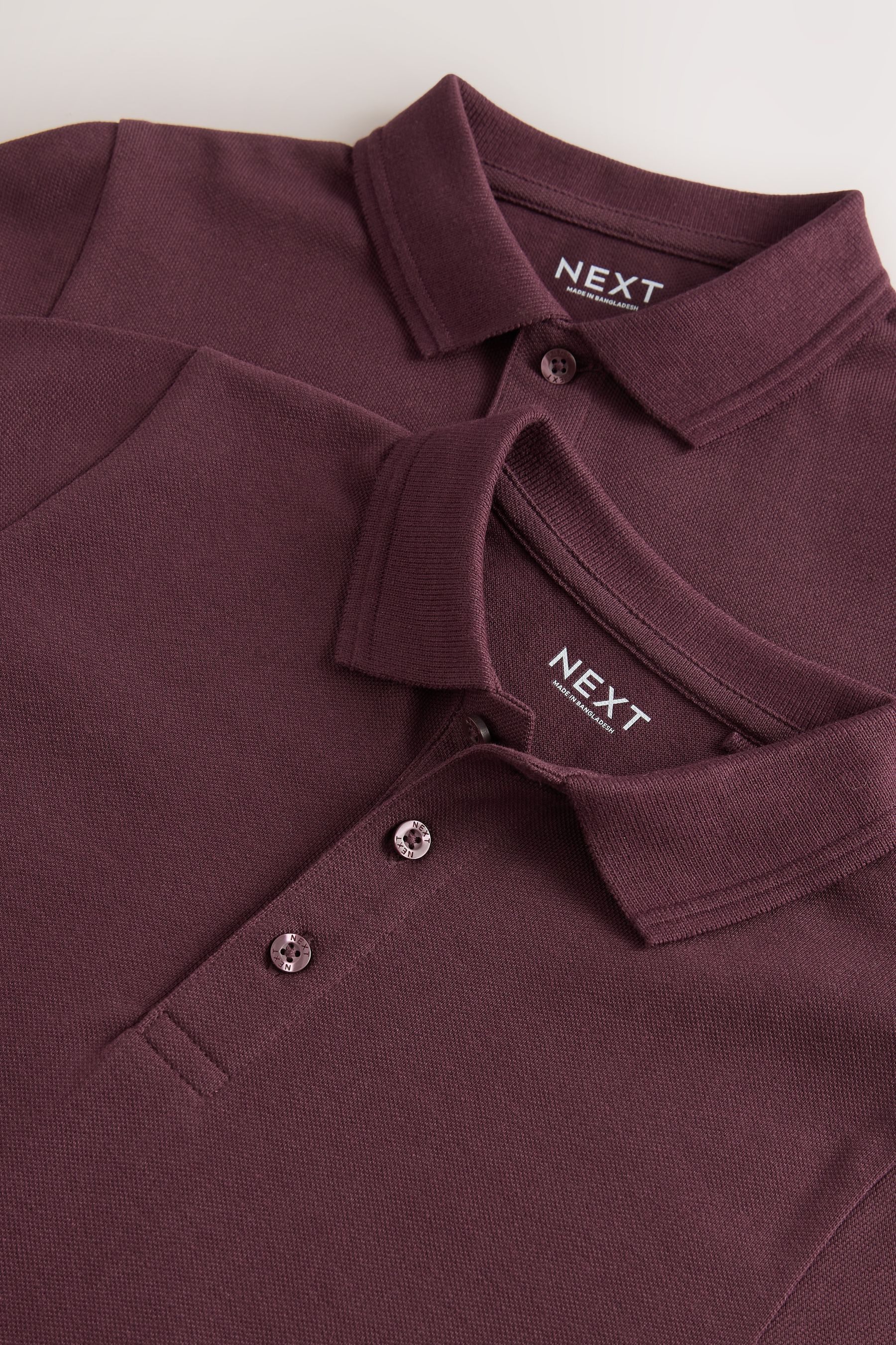 Next Poloshirt Schul-Poloshirts aus Baumwolle im 2er-Pack (2-tlg)