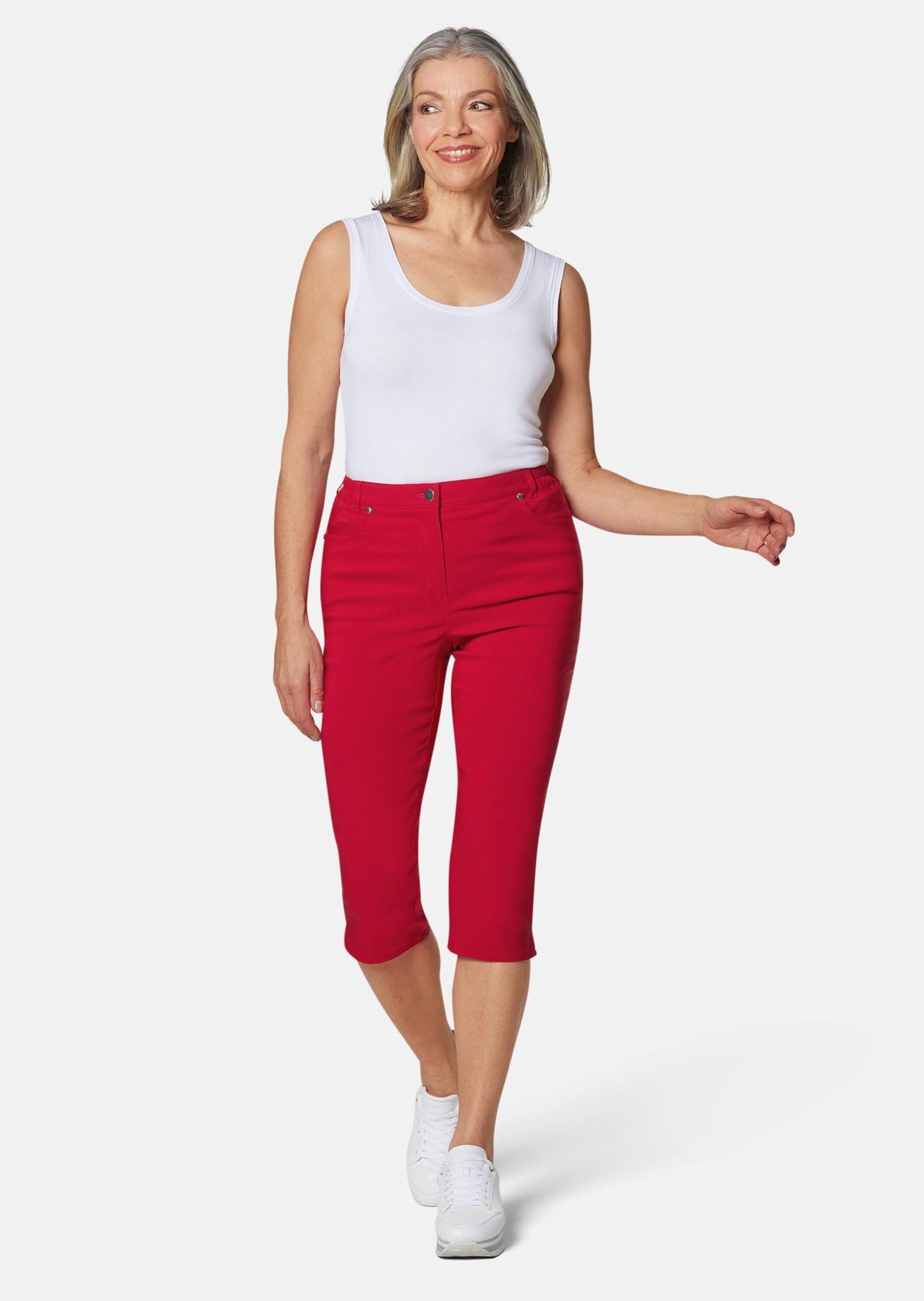 GOLDNER 7/8-Caprijeans Kurzgröße: Capri-Super-Stretch-Hose Carla günstig online kaufen