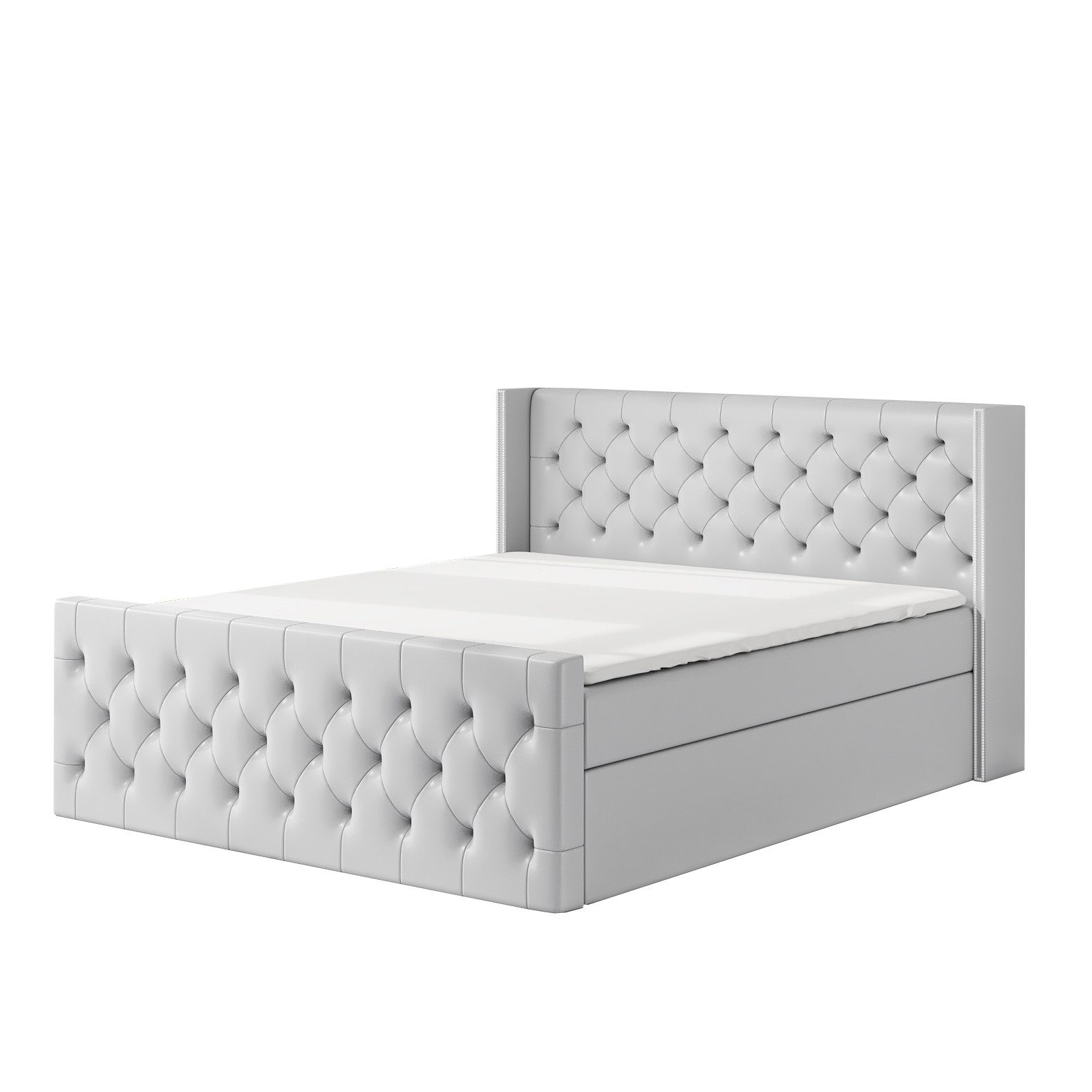 A&J MöbelLand GmbH Boxspringbett LUNA mit 2 Bettkästen, Bonell-Matratze und günstig online kaufen