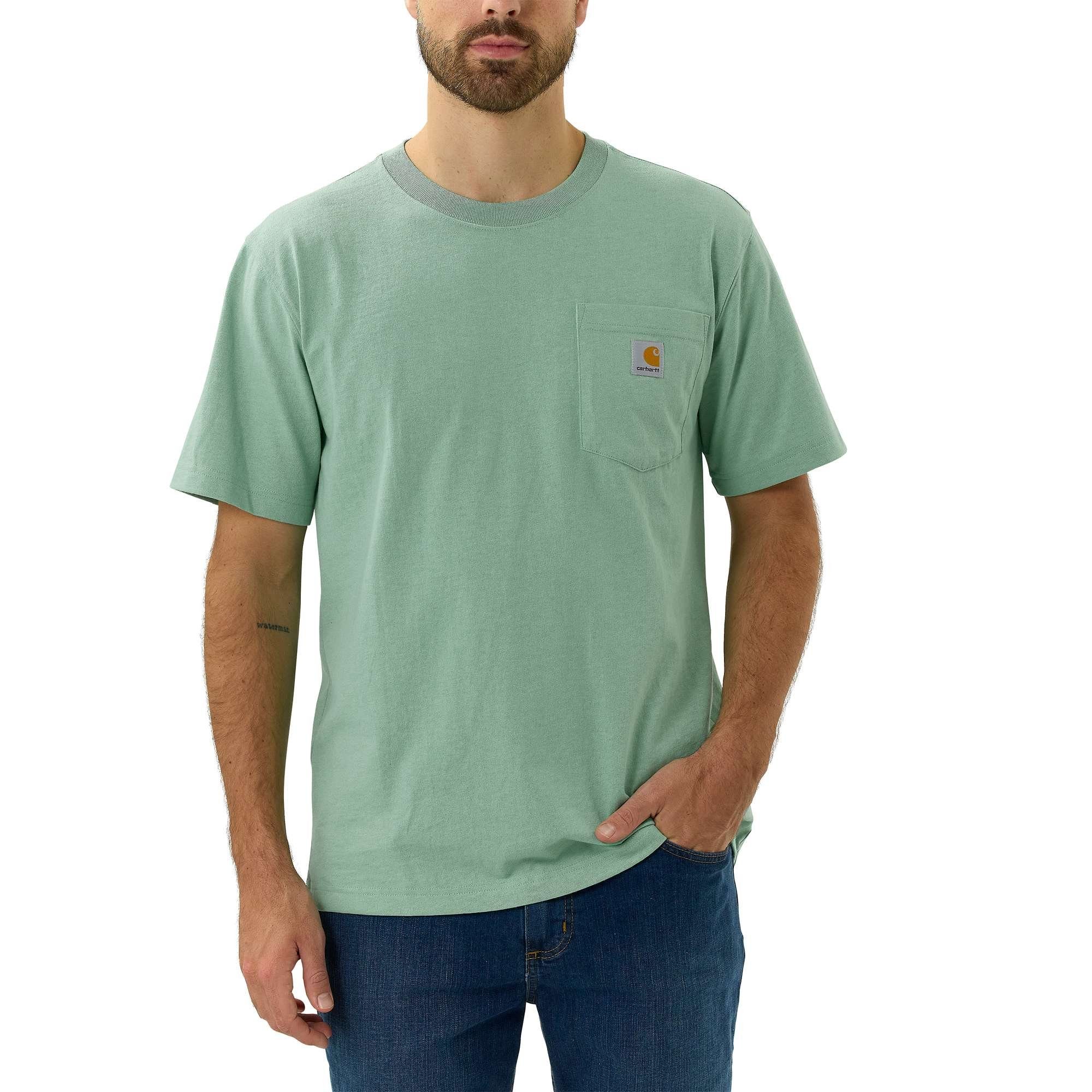 Carhartt T-Shirt K87 Pocket Relaxed Fit SeaGreen | T-Shirts