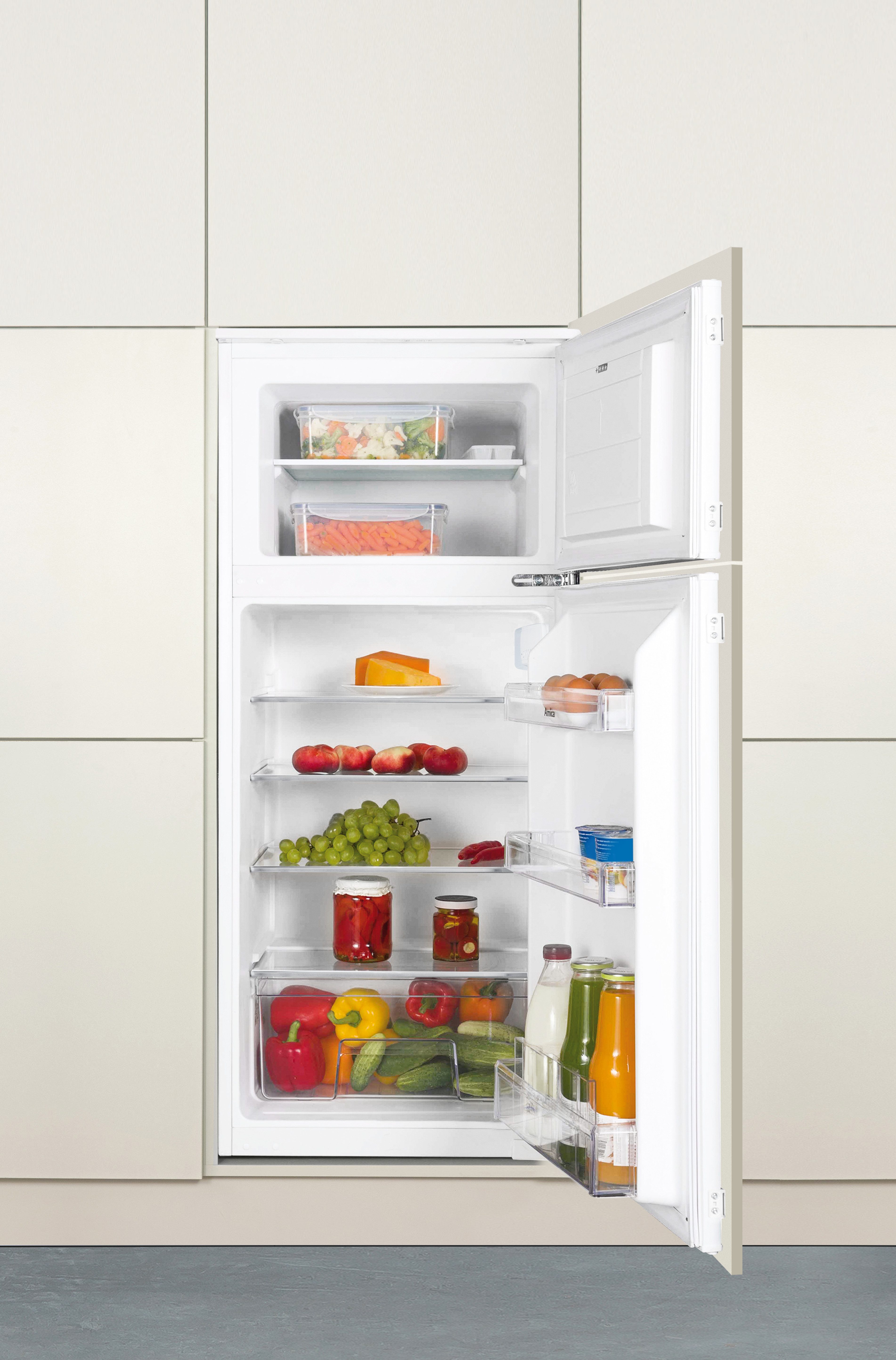 Amica Einbaukühlgefrierkombination EDTS 372 901, 122,1 cm hoch, 54 cm breit, Übersichtlich, ruhig, praktisch – frische Vorräte im Griff