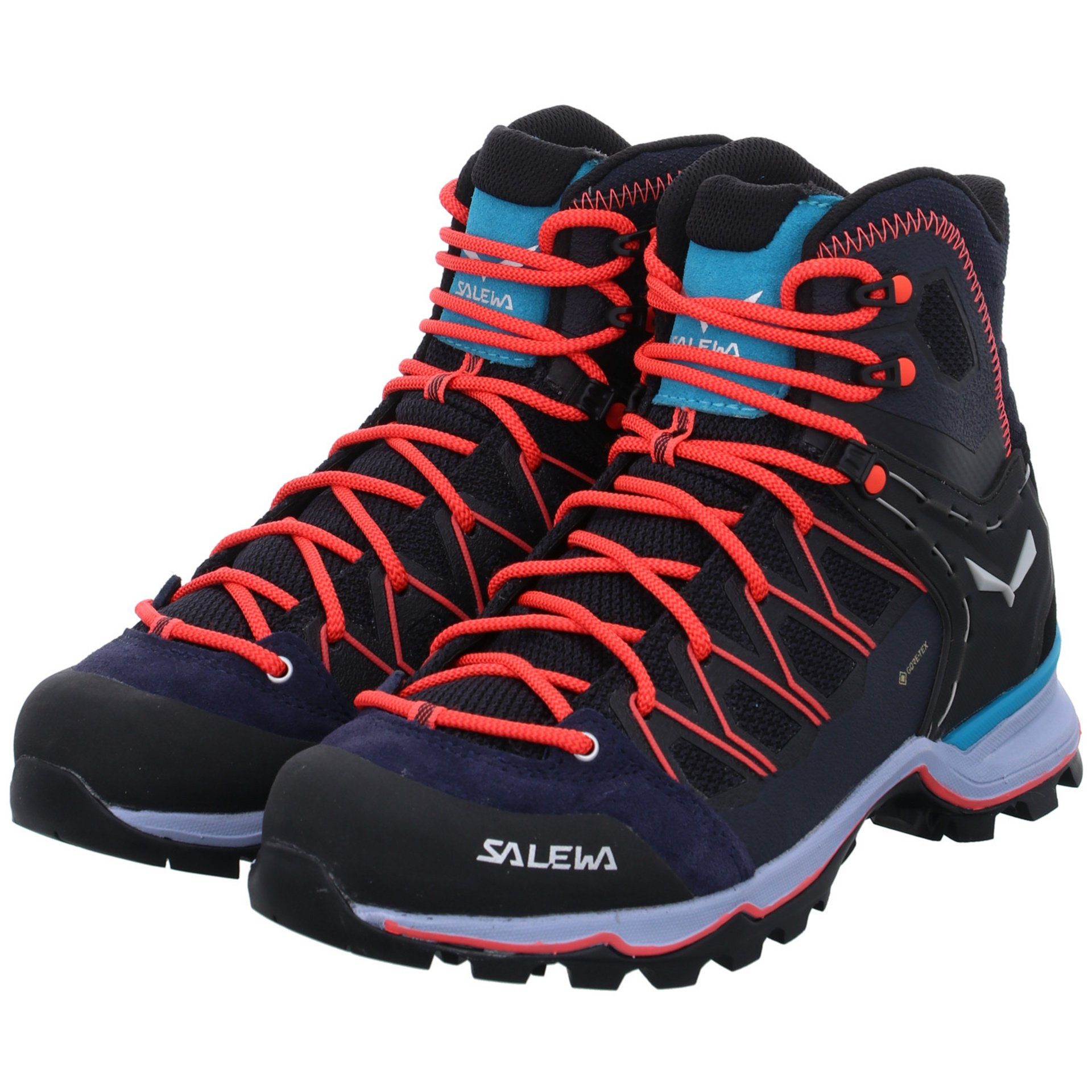Fog Salewa Navy/Blue Premium Damen Outdoor Outdoorschuh Leder-/Textilkombination Schuhe 3989