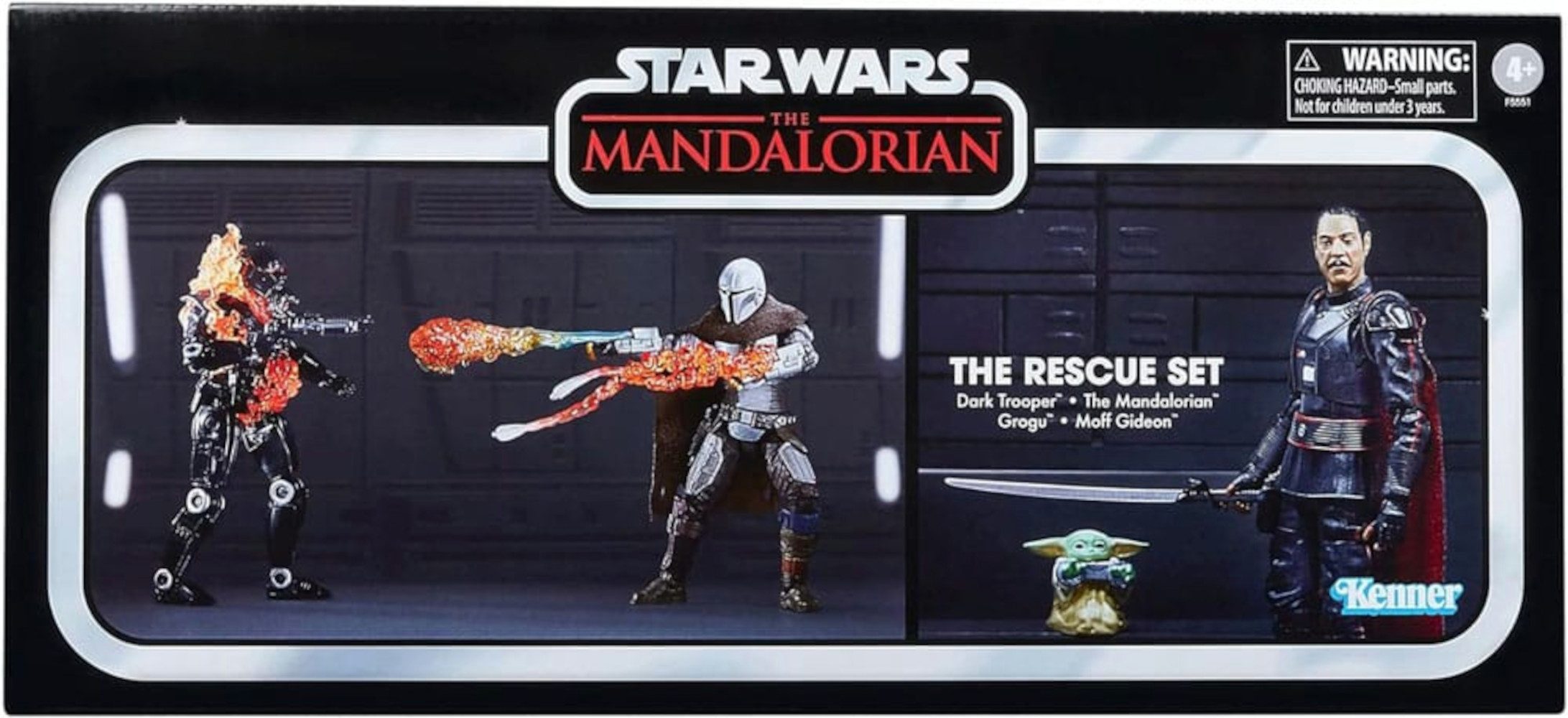 Hasbro Actionfigur Star Wars Vintage Collection Mandalorian The Rescue Actionfiguren Set