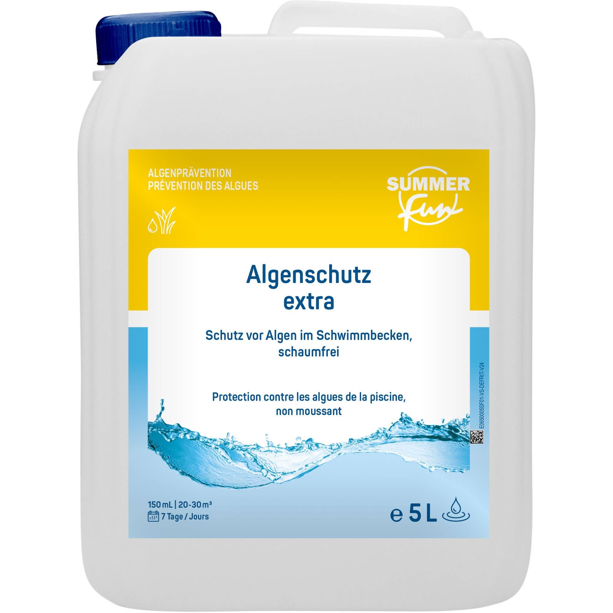 SUMMER FUN Poolpflege Summer Fun Algenschutz Extra - 5 Liter