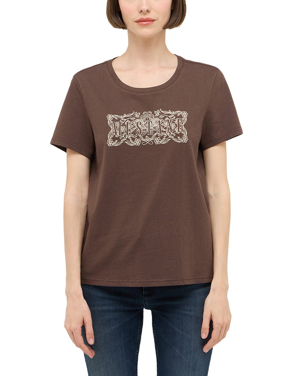 MUSTANG Kurzarmshirt Damen Style Alma