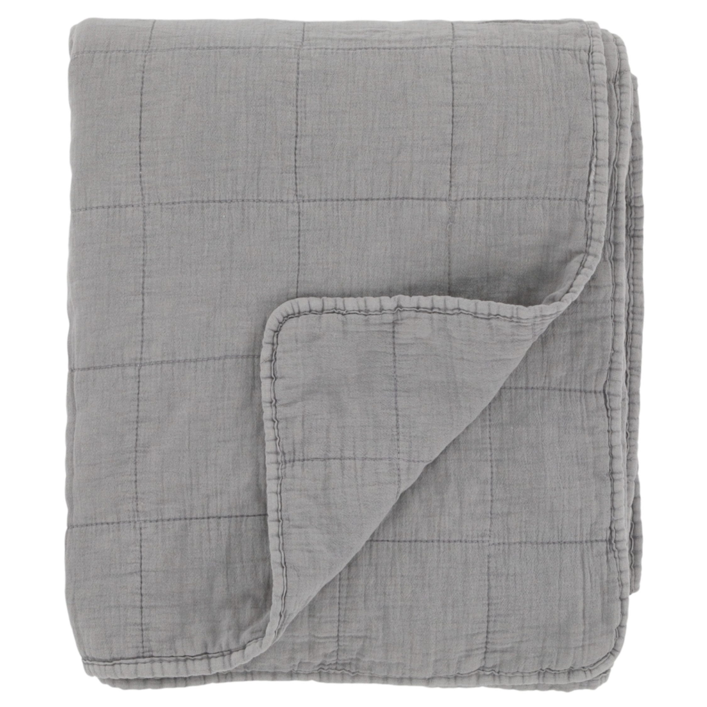 Chic Antique Tagesdecke Chic Antique Vintage Quilt Französisch Grau
