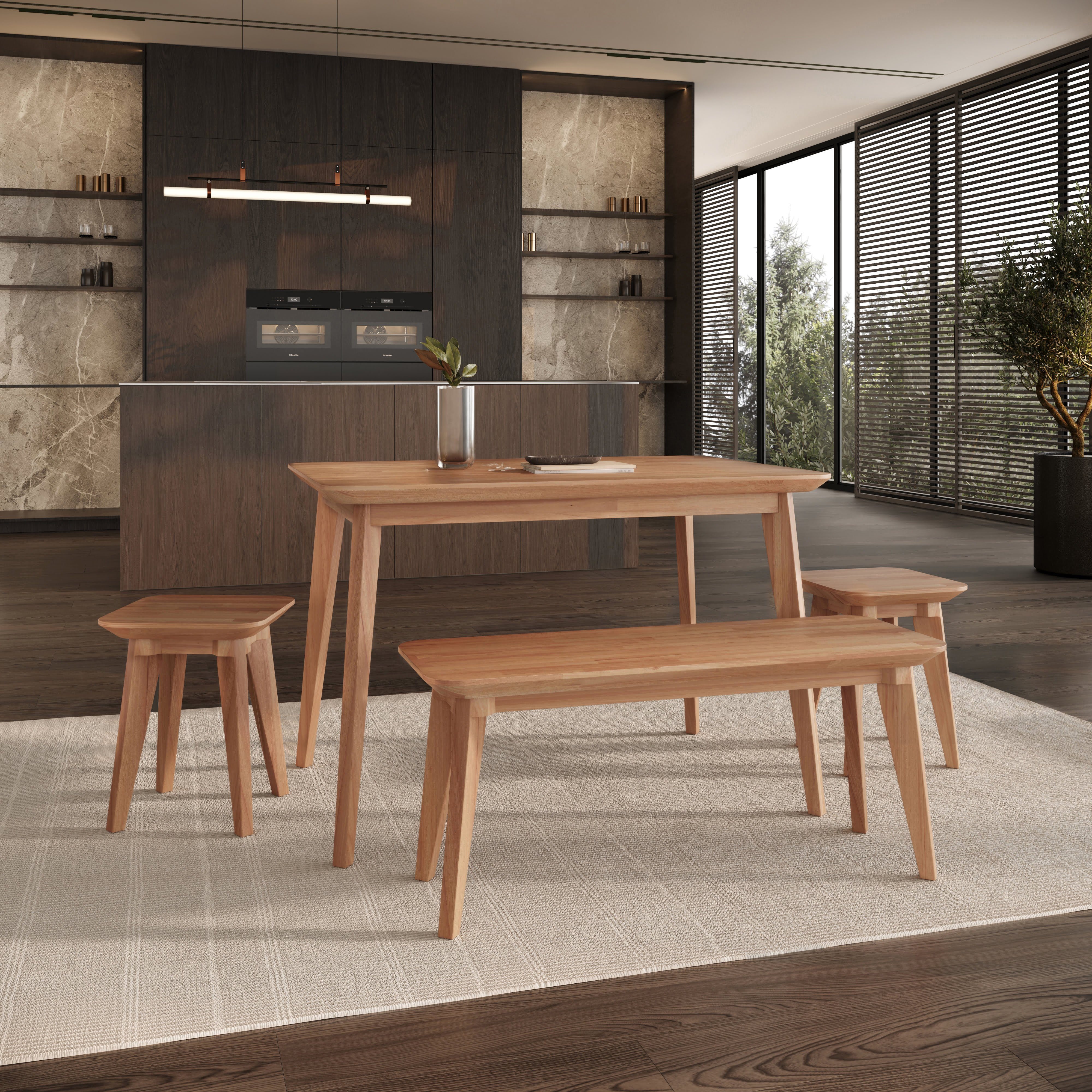 Krok Wood Esstisch Paris aus Massivholz in Buche günstig online kaufen