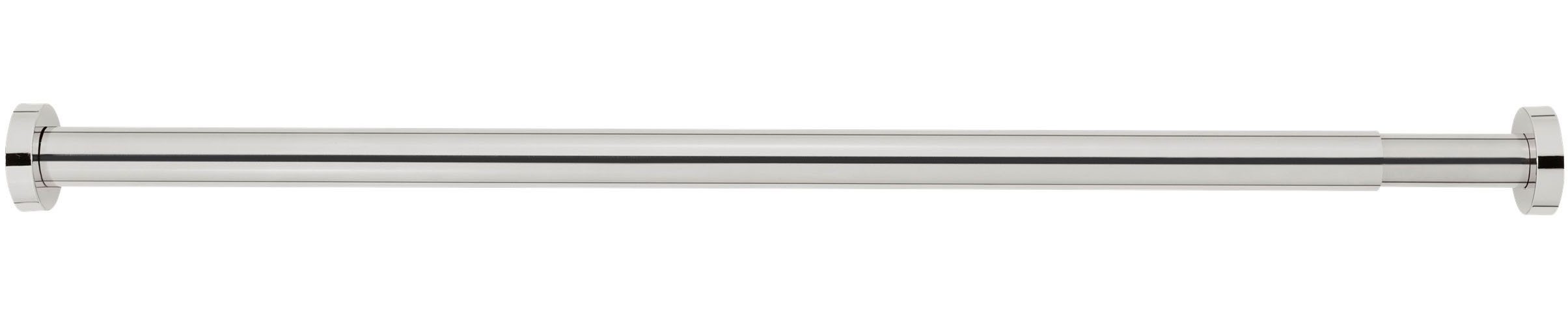 SCHÖNER WOHNEN-Kollektion Duschvorhangstange »Obleon«, Ø 28 mm, ausziehbar, ohne Bohren, geklemmt, Edelstahl, Kunststoff, Teleskop-Duschschiene, ausziehbar