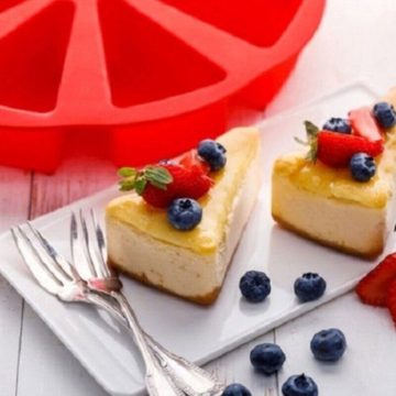 yozhiqu Cake-Pop-Form 8 Gitter Silikonform Dreieck Kuchen Gebäck Tablett Küche Backform, (1-tlg), Backwerkzeuge, lebensmittelechte Silikon-Kuchenform, Pizzaform