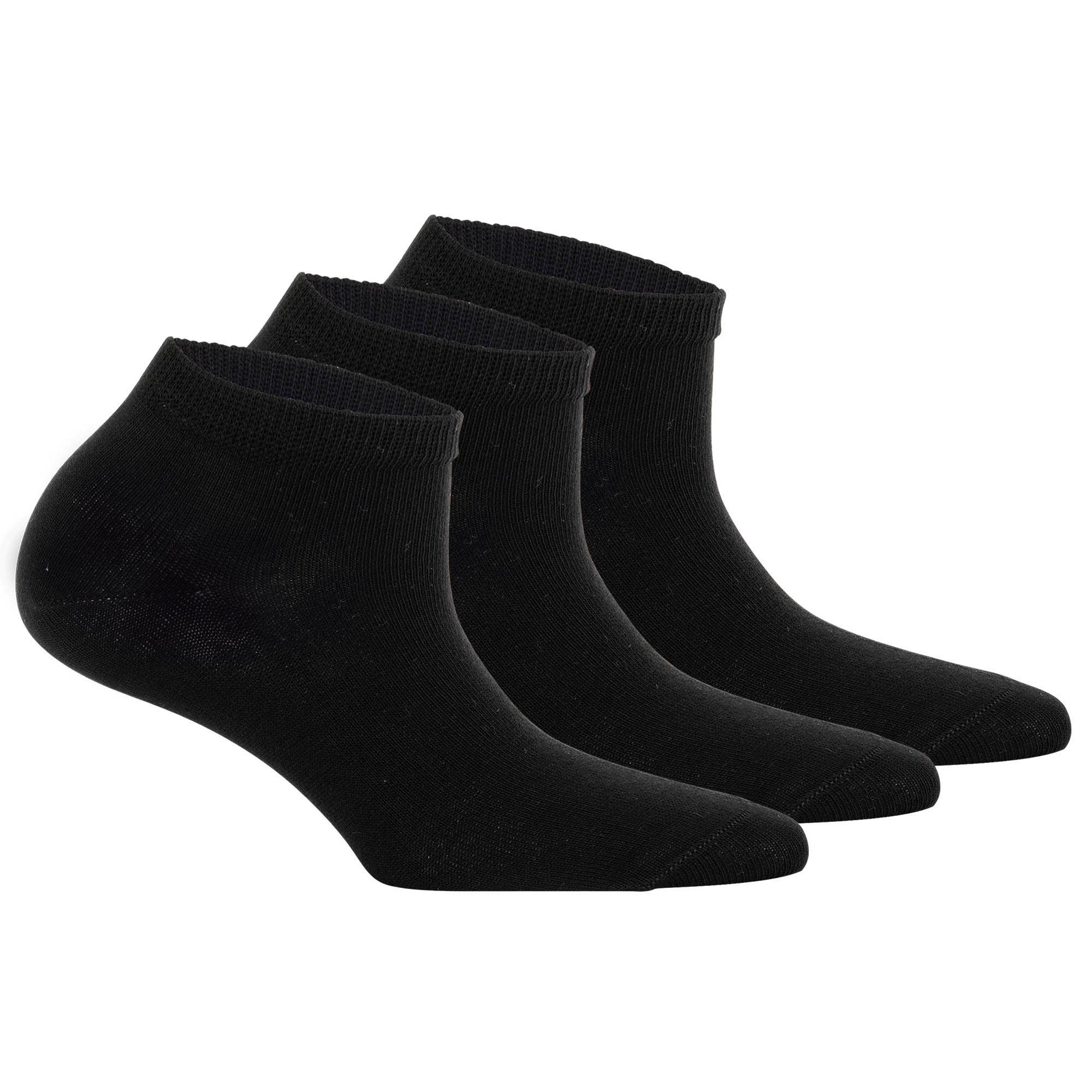 Sneakersocken Damen Socken 3er Pack Baumwolle