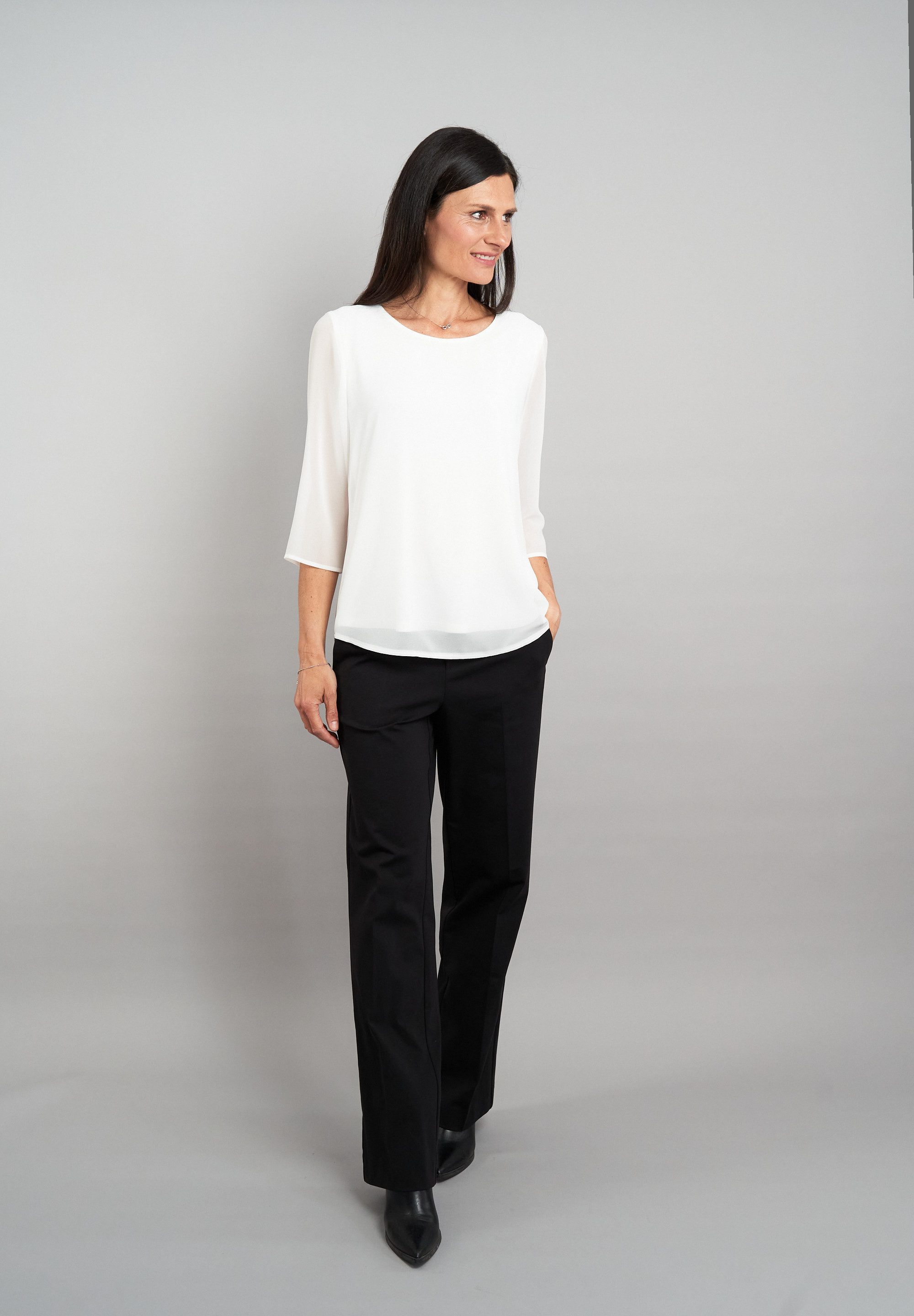 Seidel Moden Chiffonbluse in eleganter 2 in 1 Optik - MADE IN GERMANY günstig online kaufen