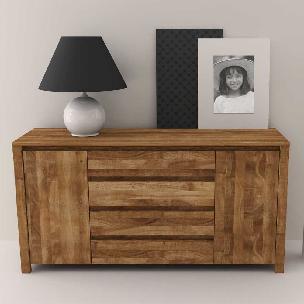 Pharao24 Sideboard Fridamo, aus Massivholz