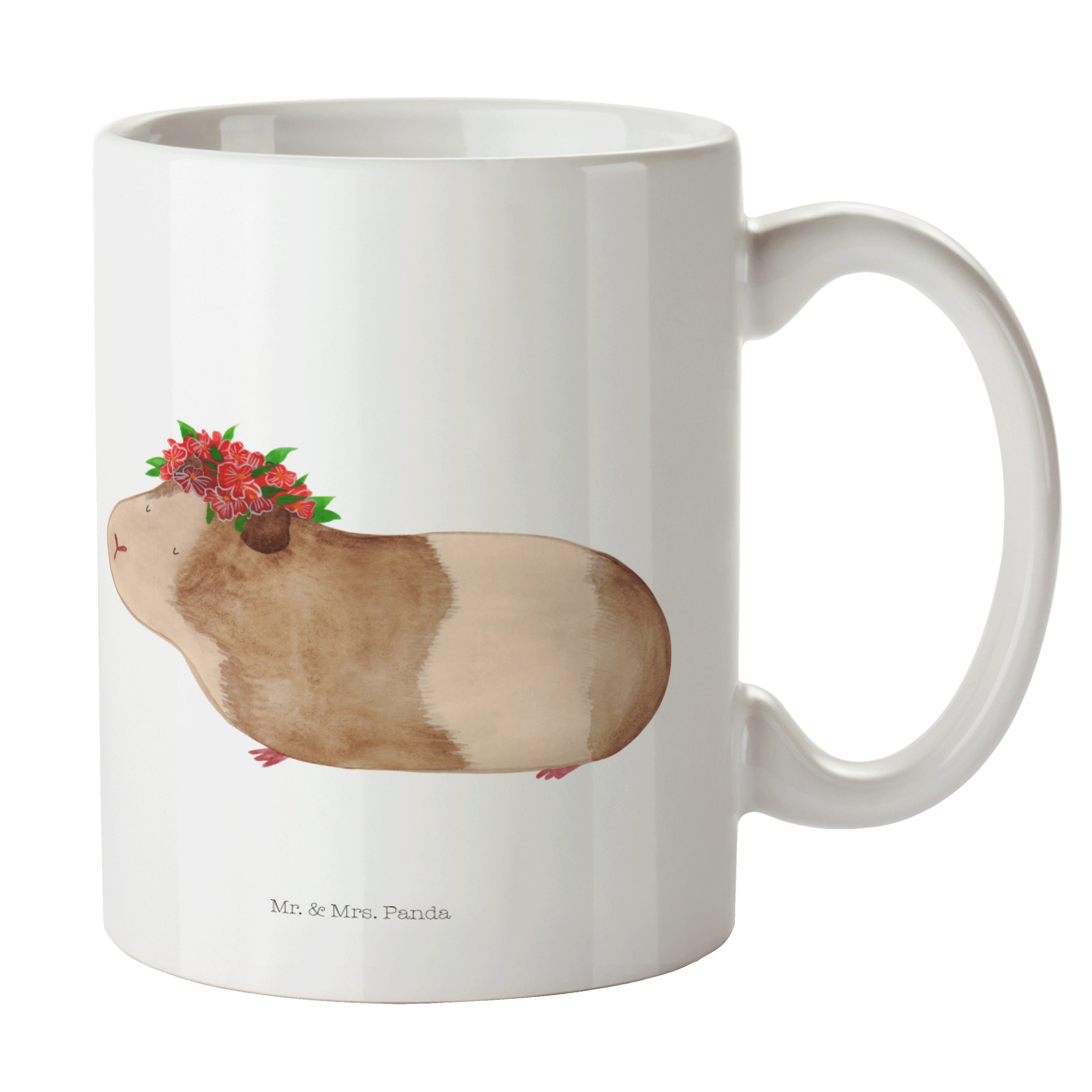 Mr. & Mrs. Panda Tasse »Meerschweinchen weise Weiß Tee, gute Laune