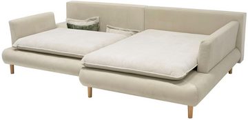 COLLECTION AB Ecksofa Mandela L-Form, mit Bettfunktion und Bettkasten