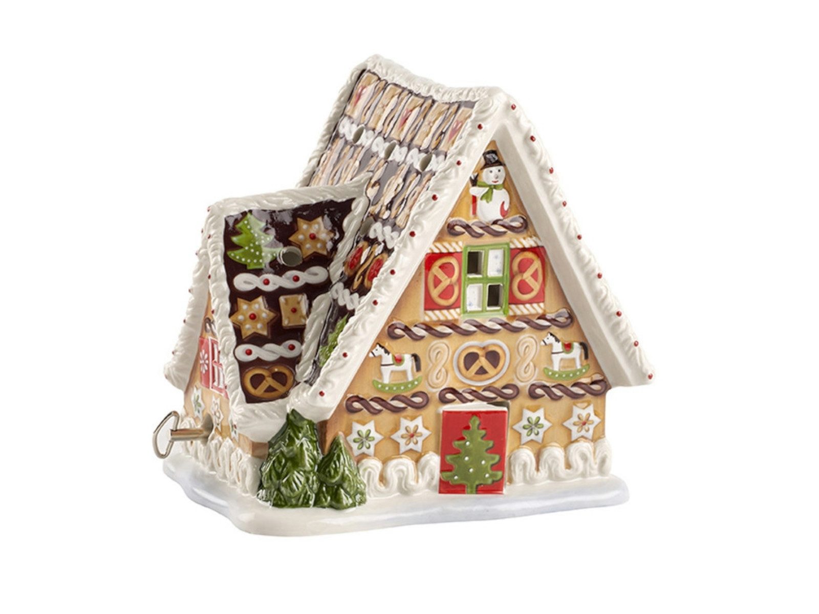 Villeroy & Boch Dekoobjekt Christmas Toys Lebkuchenhaus mit Spieluhr