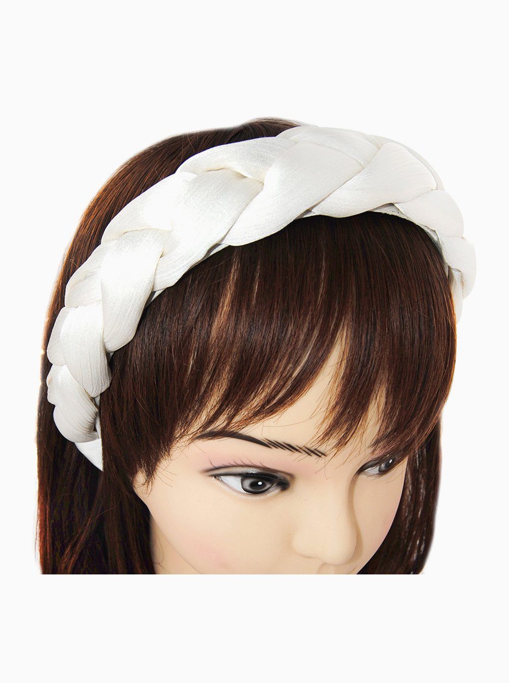 axy Haarreif Stoff Geflochtener Haarreif, Candy Colours wunderschön Vintage Damen Haareifen Haarband