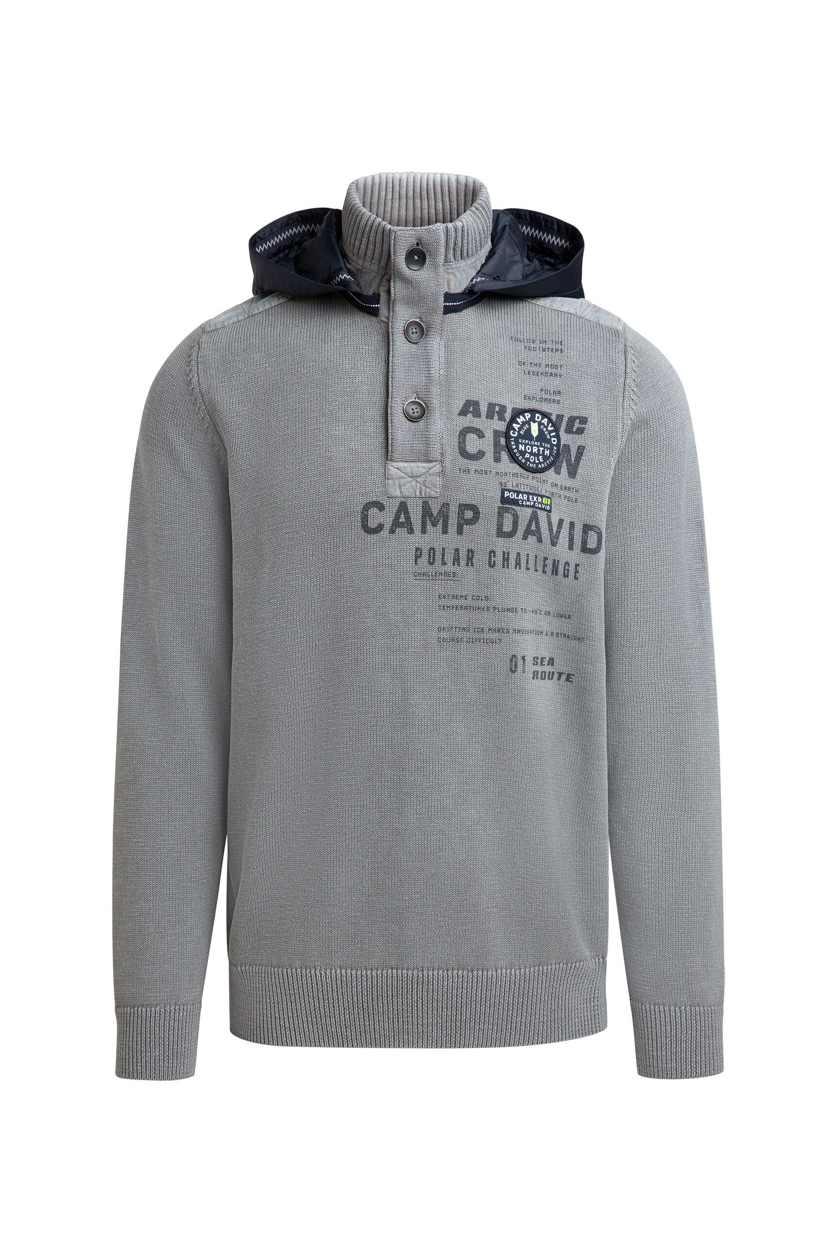CAMP DAVID Kapuzenpullover aus Baumwolle günstig online kaufen