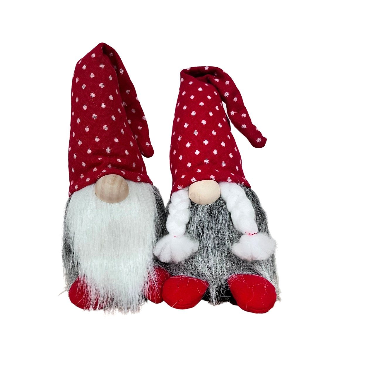 Wohnando Dekofigur Winterwichtel-Pärchen: Liebes Festtagsdekoration, winterliche Momente