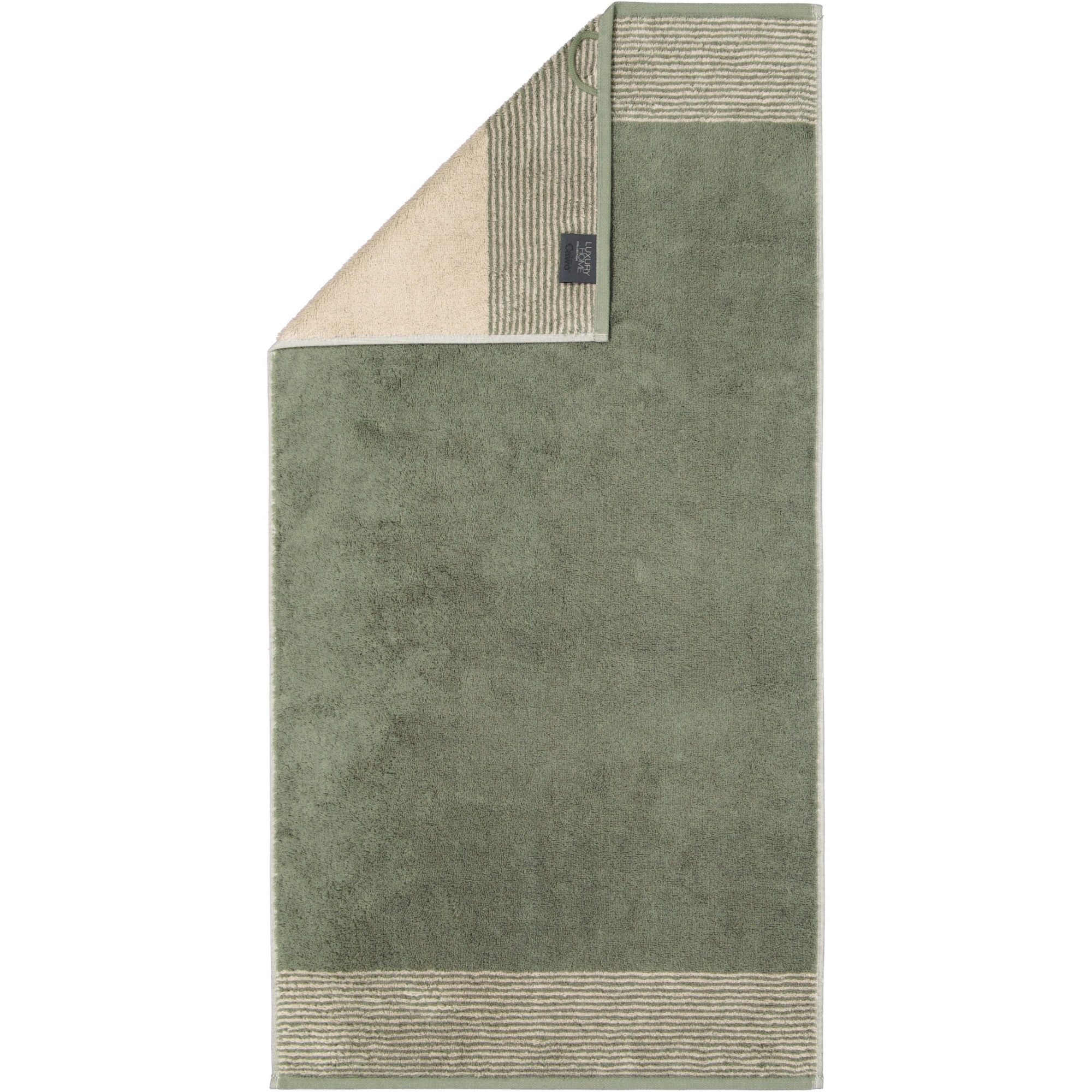 Cawö Handtücher Luxury Home Two-Tone 590, 100% Baumwolle (1-St) – Bild 5 von 5