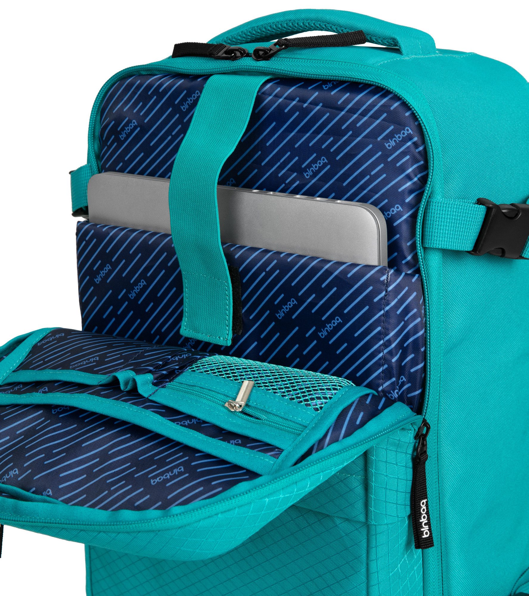 Hauptstadtkoffer Handgepäckkoffer blnbag M6, 0 Rollen, Laptop-Fach gepolstert, Secret Pocket, Brustgurt – Bild 4 von 5