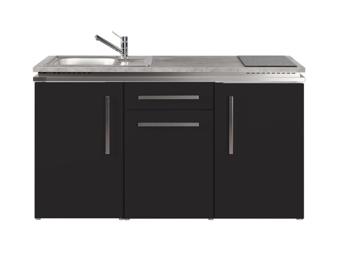Stengel Кухниzeile MD 150, Miniküche Designline, 150 cm, edle Designline-Griffe