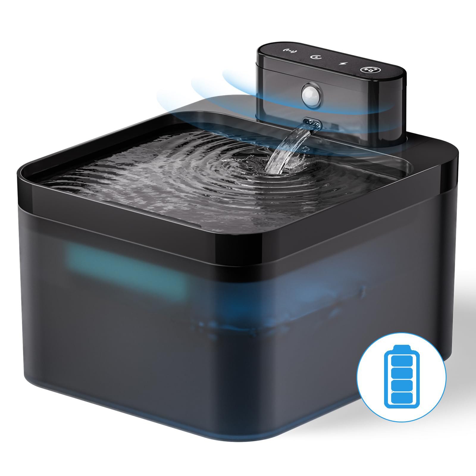 Ledander Trinkbrunnen Trinkbrunnen katzenbrunnenSilent Kabelloser Automatis günstig online kaufen