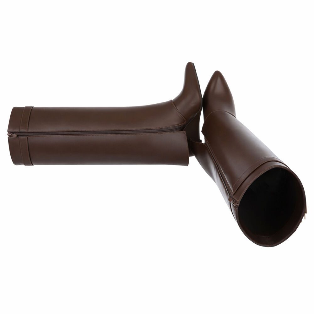 Ital-Design Moderne Damenstiefel mit elegantem Design und Komfort Keilstiefel (91116989) Keilabsatz/Wedge Stiefel in Braun