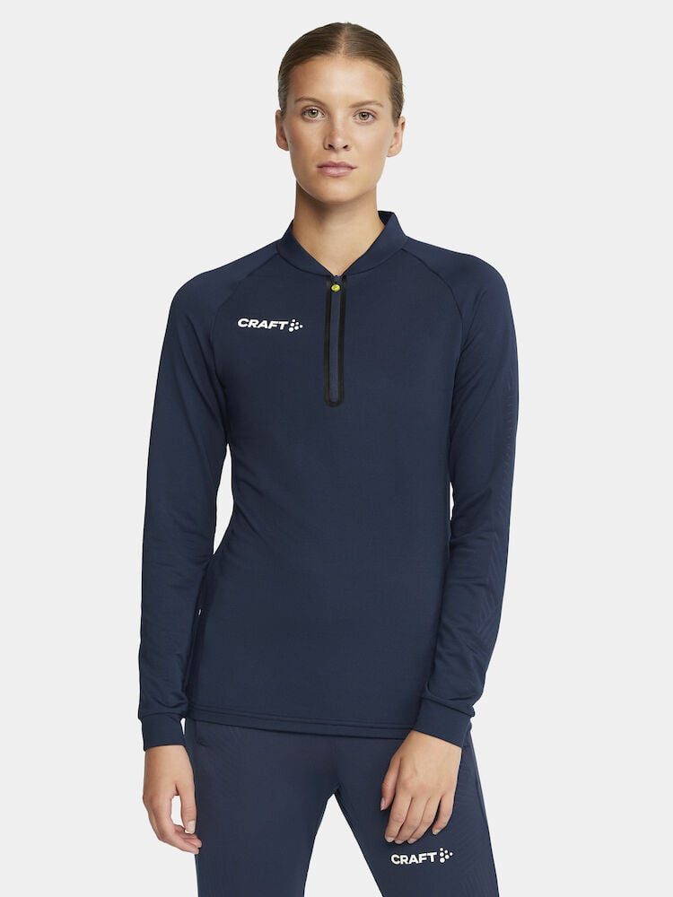 Langarmshirt Extend Halfzip (hohe Bewegungsfreiheit, bequeme Passform) navyblau