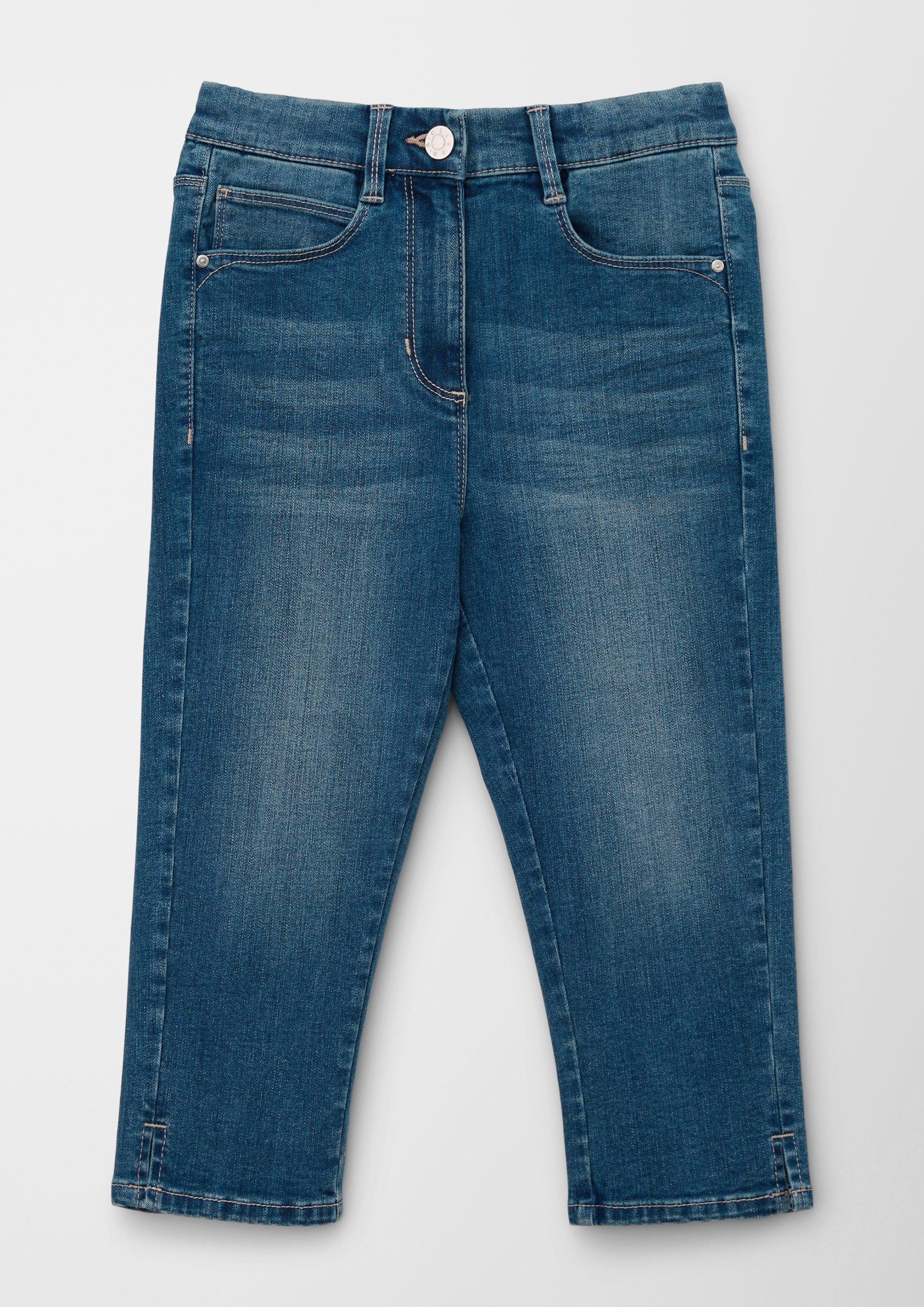 s.Oliver 3/4-Hose High / / Skinny Rise Fit Leg Suri Waschung Skinny / Skinny Capri-Jeans