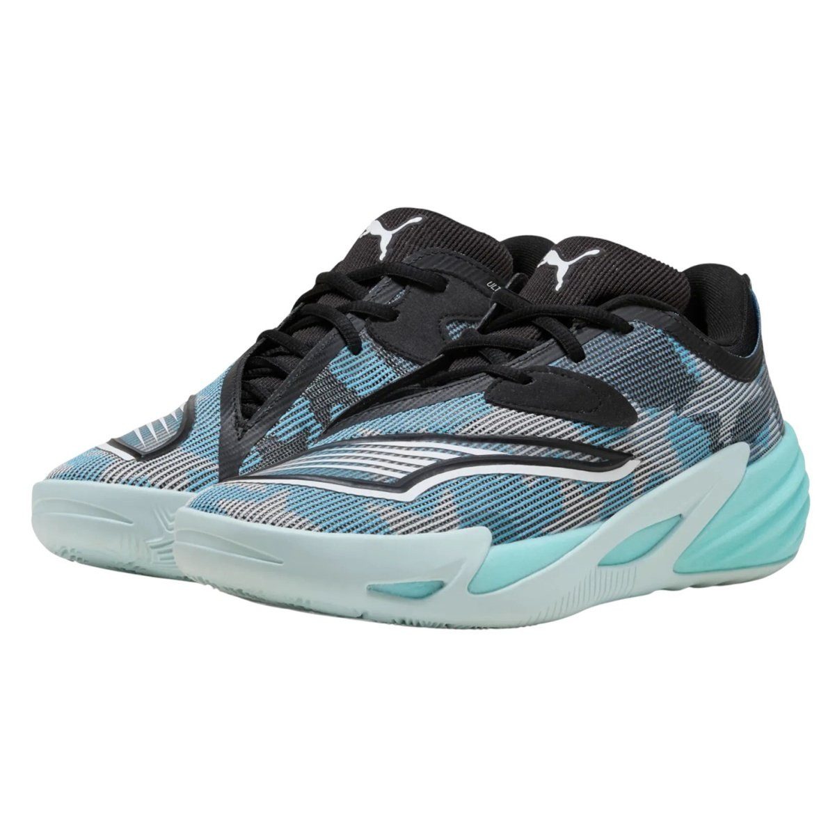 PUMA Hallen-Indoorschuhe All-Pro Nitro™ 2 (Basketball) 2025 blau/bunt Squashschuh