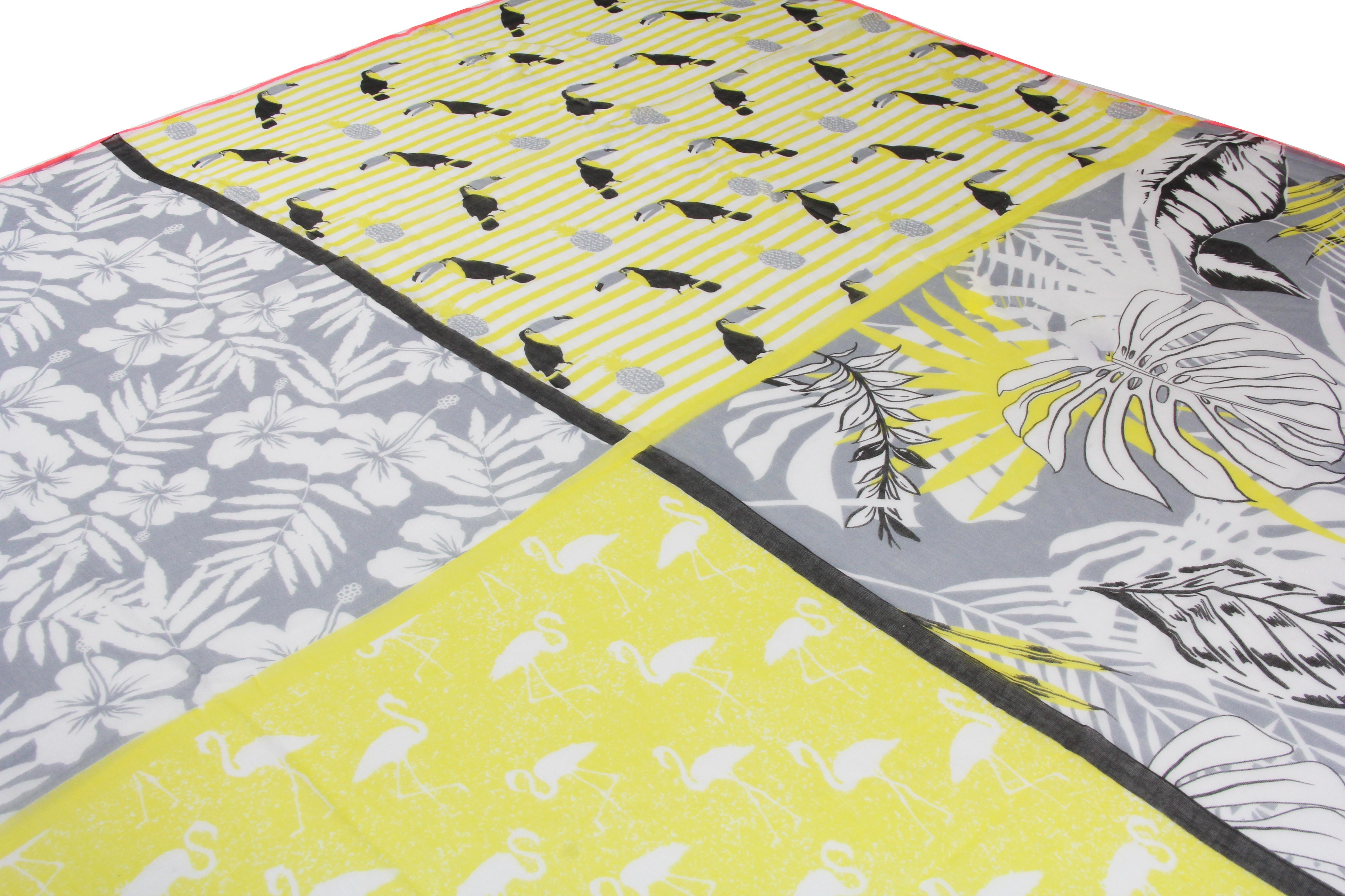 Vanessa & Melissa Modetuch Leichter Damen Schal, quadratisches Tuch mit, ex günstig online kaufen