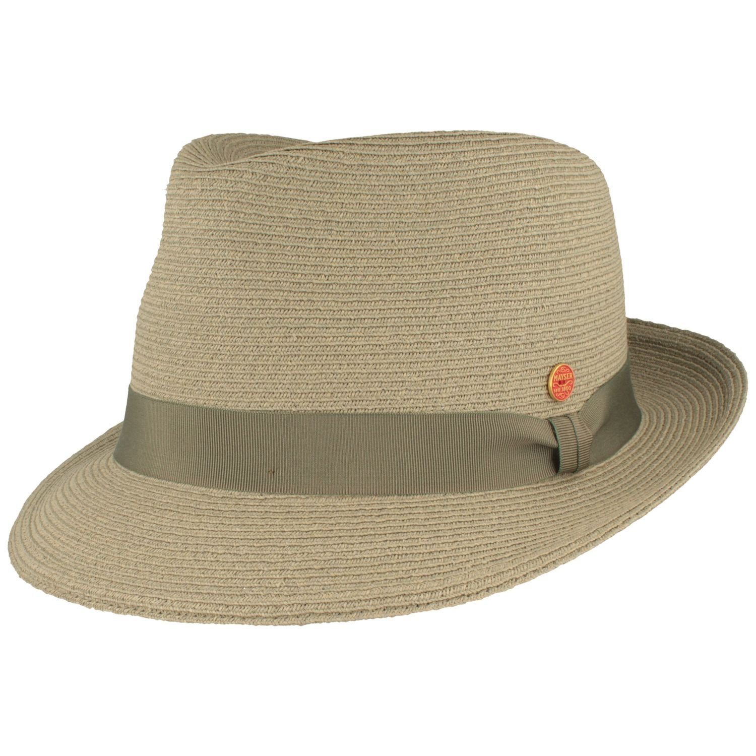 knautschbarer UV Strohhut Trilby 80 mit salbei/4045 4045 Schutz Maleo Mayser salbei