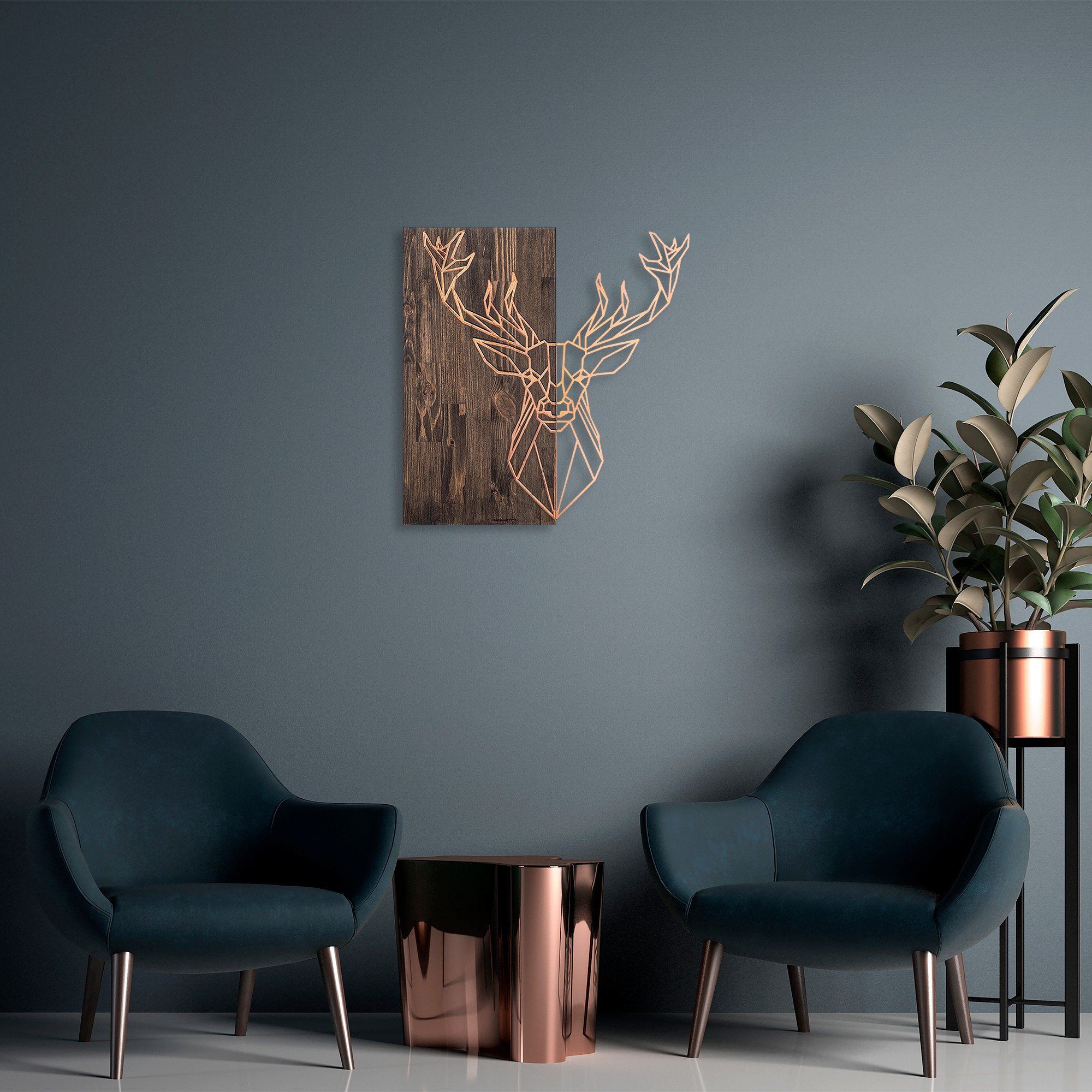 Wallity Wanddekoobjekt 50% WOODEN (Thickness: 3 günstig online kaufen
