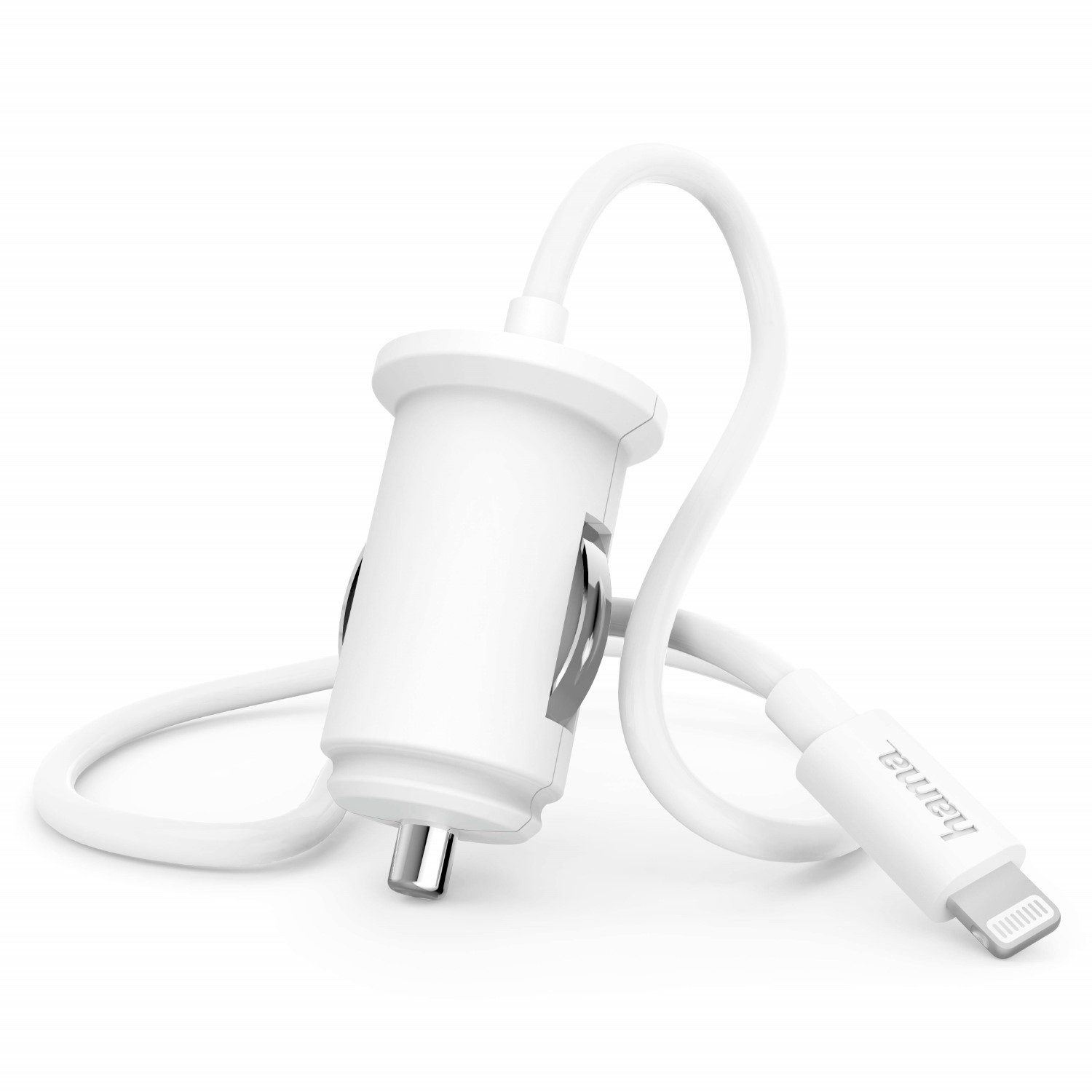 Hama KFZ Schnell-Ladekabel Lightning 18W USB PD Smartphone-Ladegerät (Lade-Adapter Auto Ladegerät Schnellladung Power Delivery)