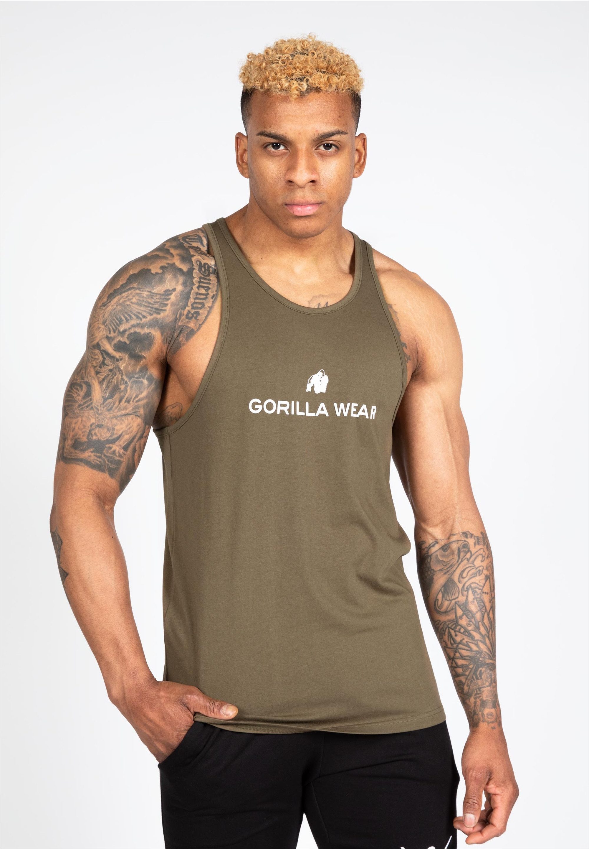 Gorilla Wear Funktionsshirt aus dehnbarem Material