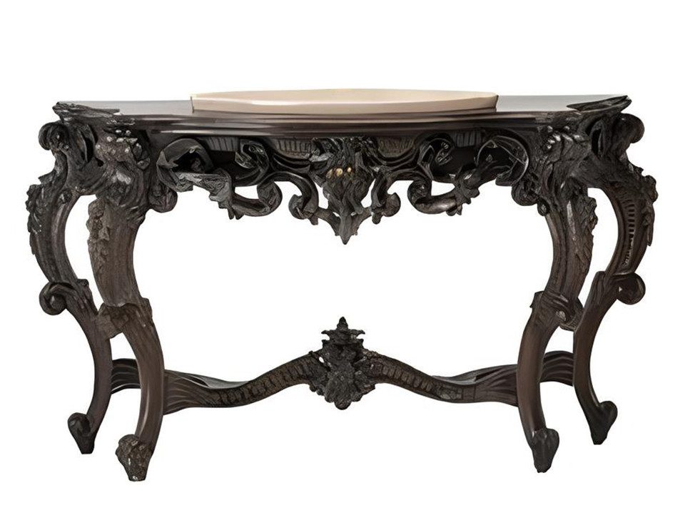 JVmoebel Konsolentisch Möbel Design Braun Konsole Luxus Konsolen Bizzotto Italien (Badezimmer-Konsole), Made in Europa