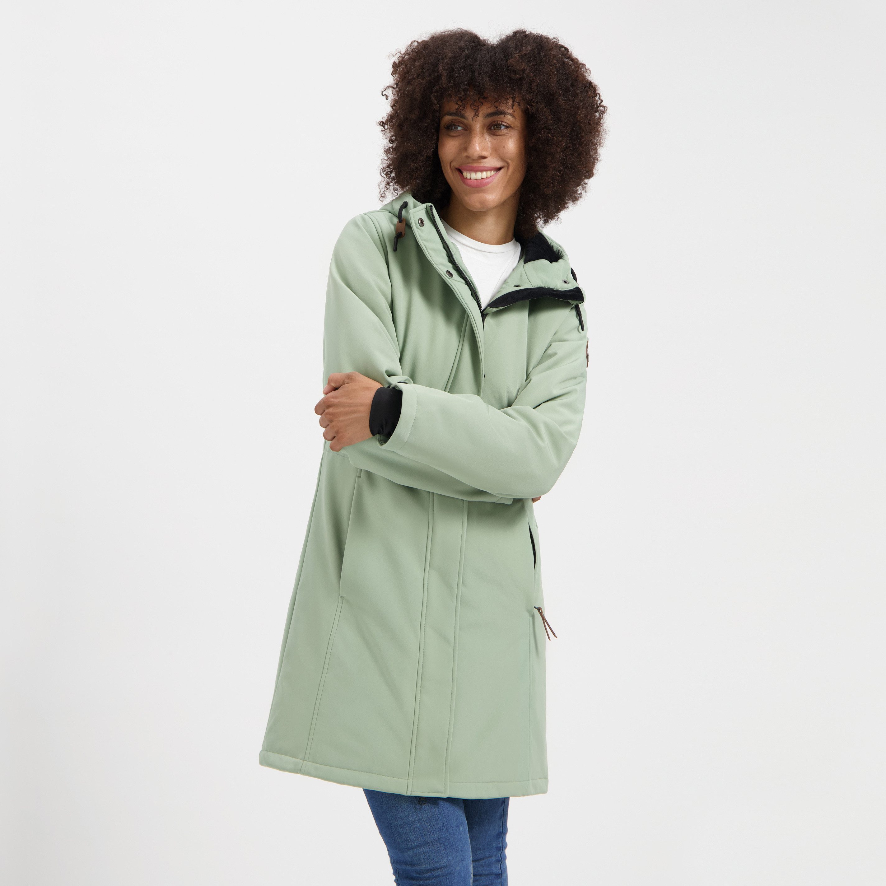 Travelin' Softshelljacke Travelin' Enrike Jack Lady Green 3XL günstig online kaufen
