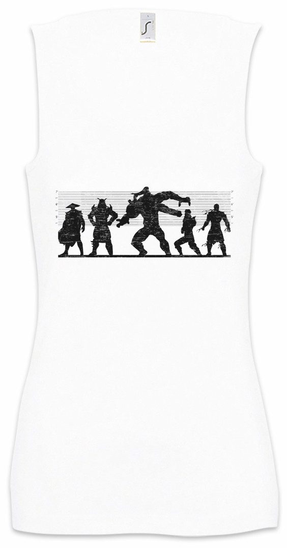 Tanktop Mortal Suspects Ärmelloses Damen T-Shirt Fighter Kombat Nerd Criminals