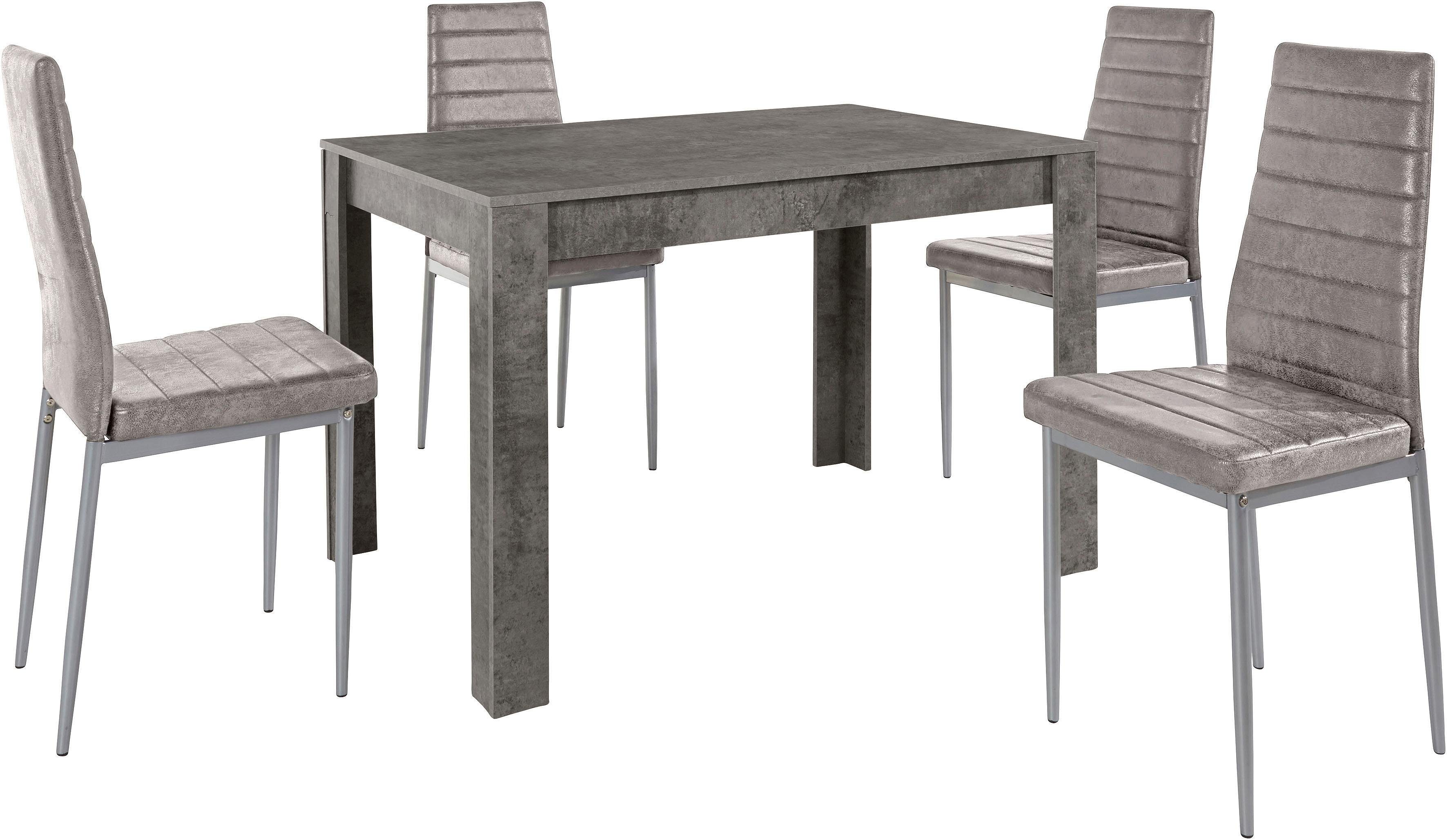INOSIGN Essgruppe mit Tisch und 4 günstig online kaufen