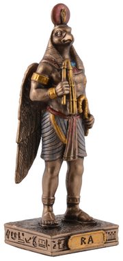 Vogler direct Gmbh Dekofigur Ägyptischer Gott Ra, Miniatur by Veronese, bronzefarben/coloriert, Größe: L/B/H 4x3x9cm