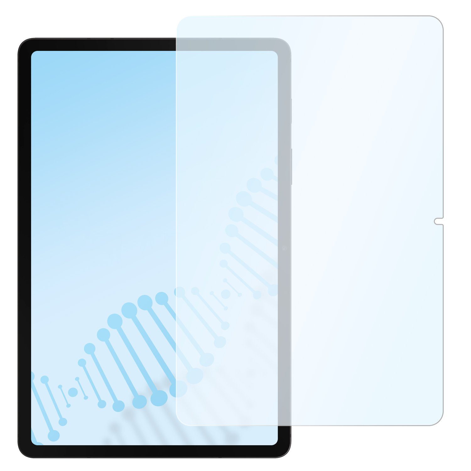SLABO Schutzfolie antibakterielle flexible Hybridglasfolie, Samsung Galaxy  Tab S8 (5G Wi-Fi) (SM-X706B / SM-X700N)